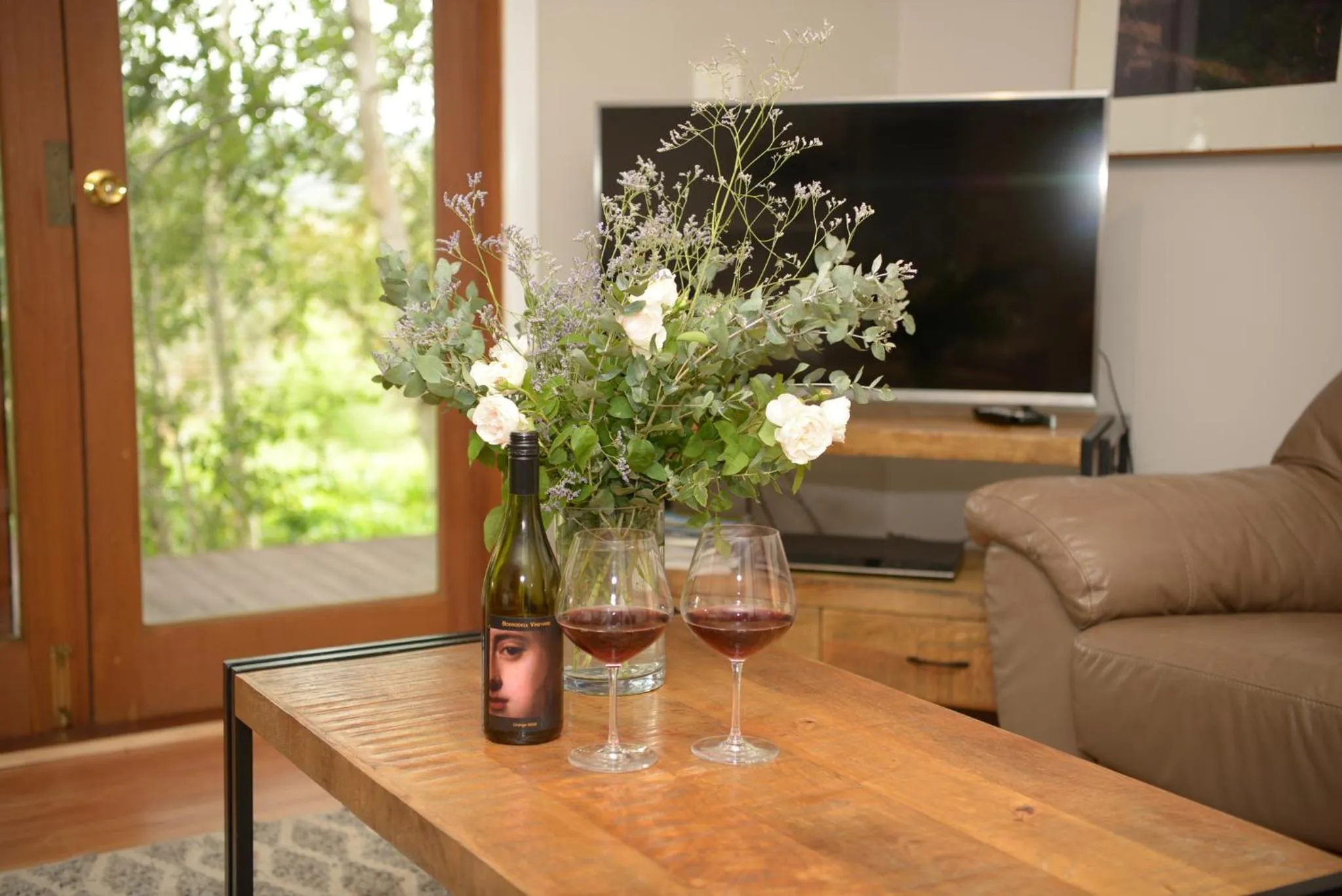 Living room in Borrodell Vineyard