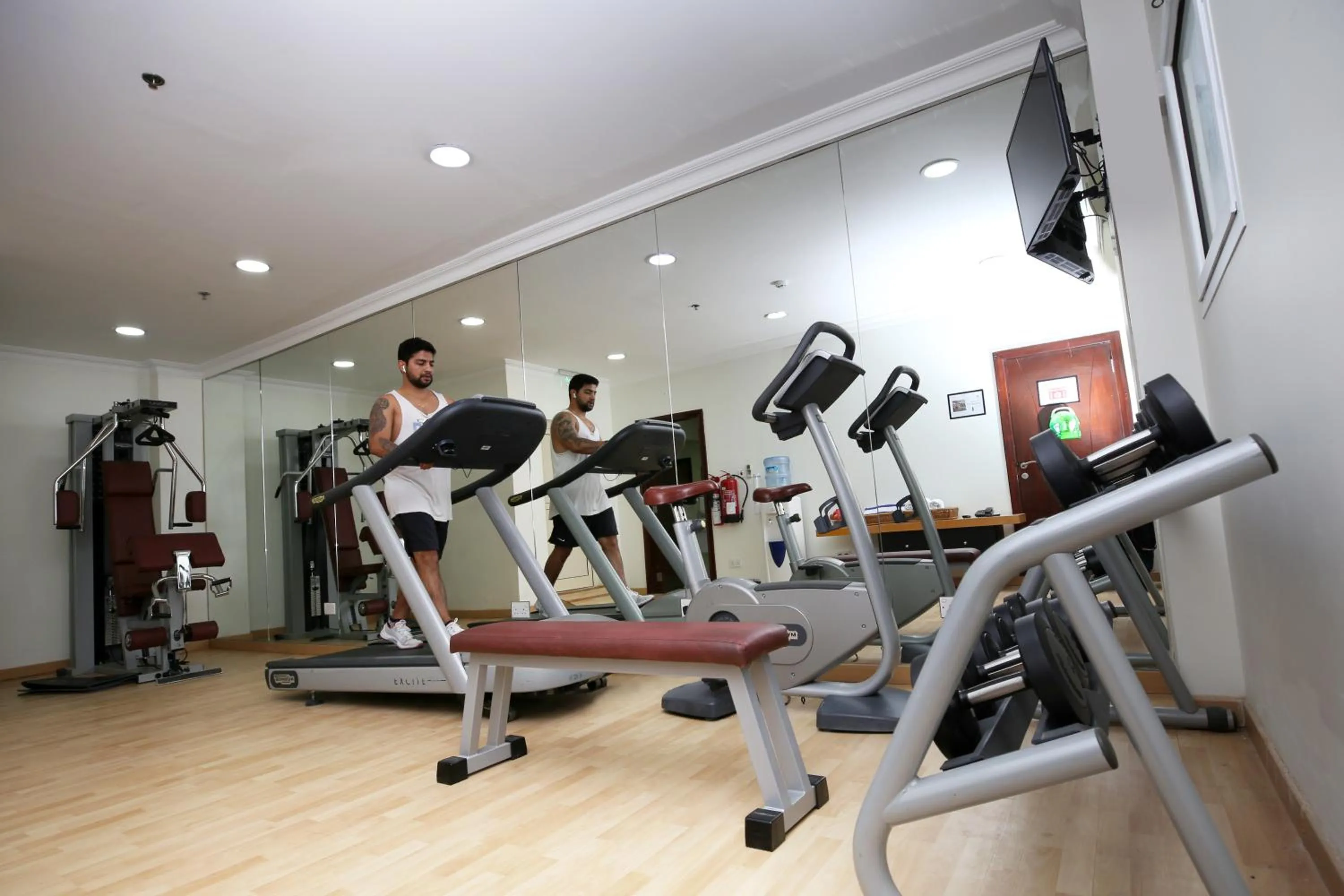 Fitness centre/facilities in Asdal Gulf Inn Boutique Hotel- SEEF
