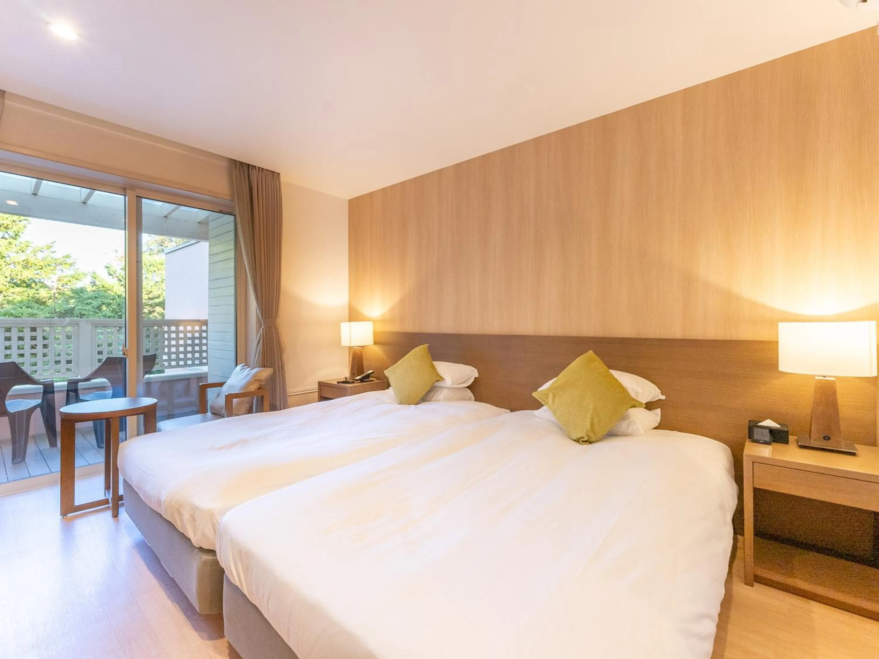 Bed in Koyaru-no-sato Doggys Island