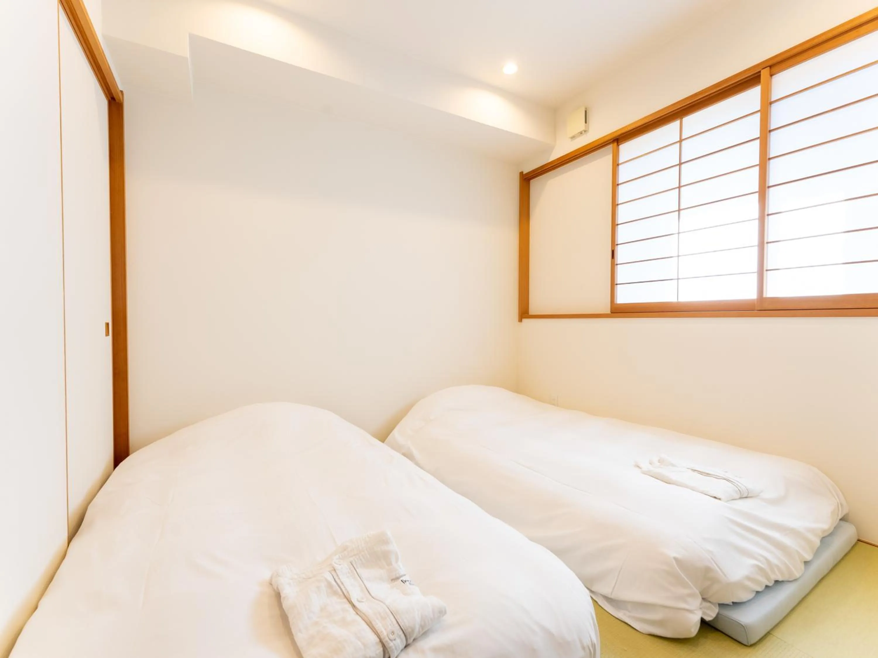Bed in Koyaru-no-sato Doggys Island