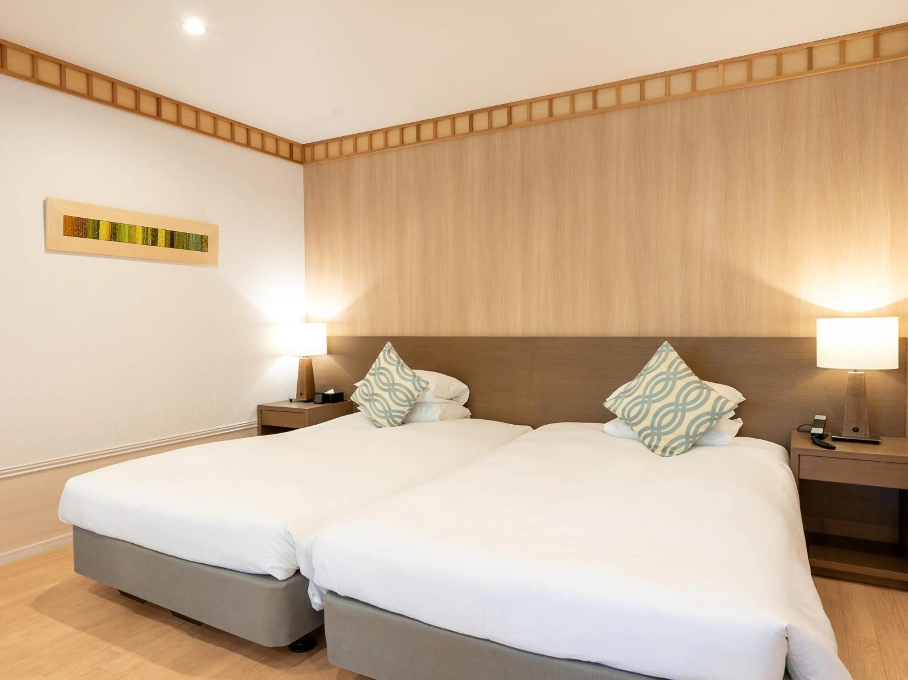 Bed in Koyaru-no-sato Doggys Island