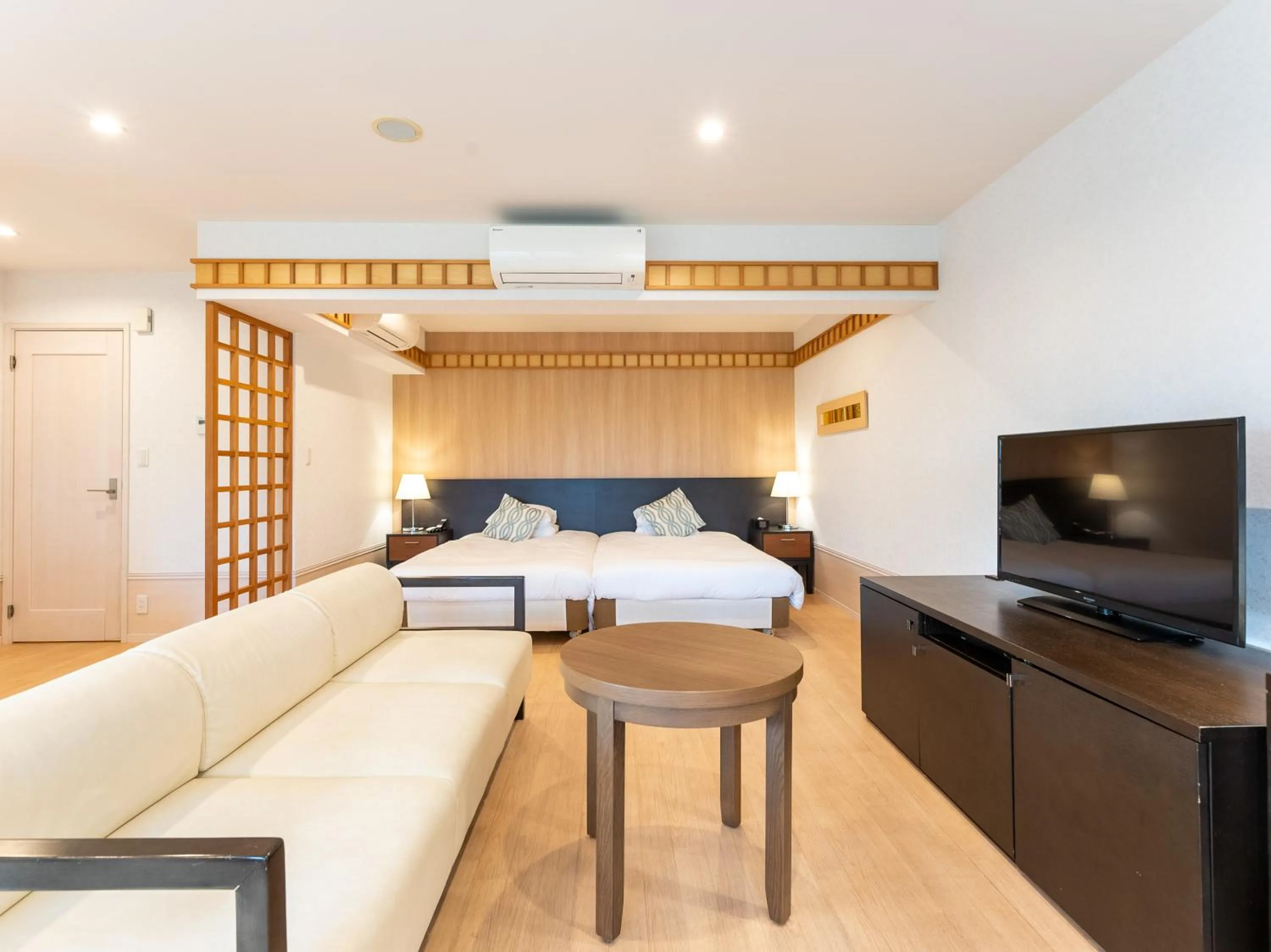 Bed in Koyaru-no-sato Doggys Island