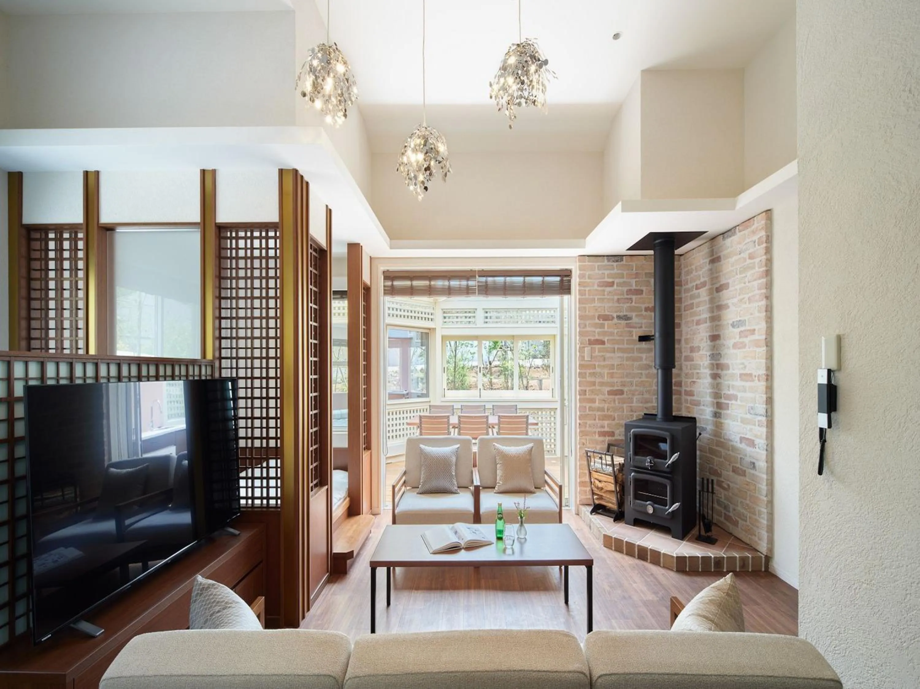 Photo of the whole room in Koyaru-no-sato Doggys Island