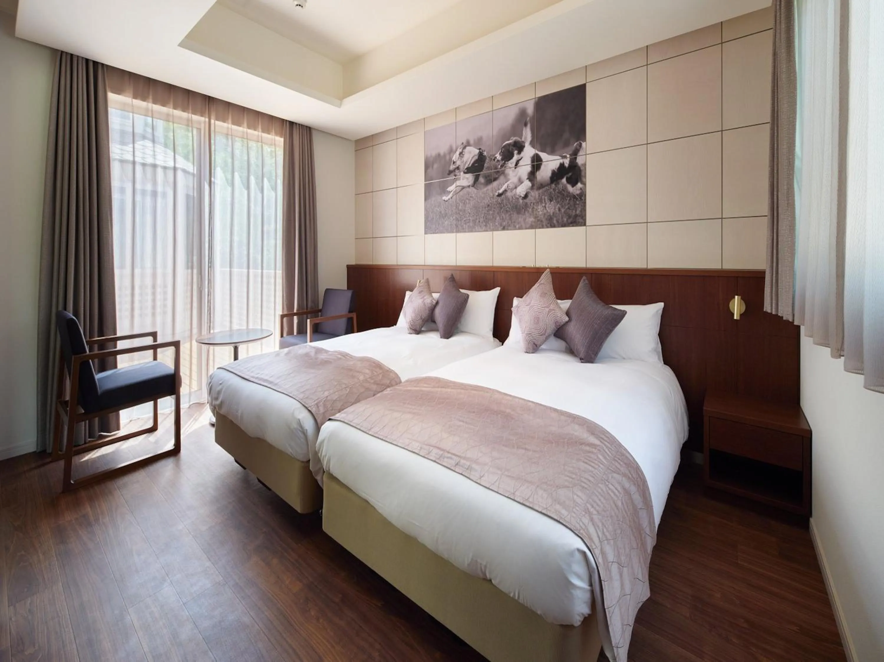 Bed in Koyaru-no-sato Doggys Island