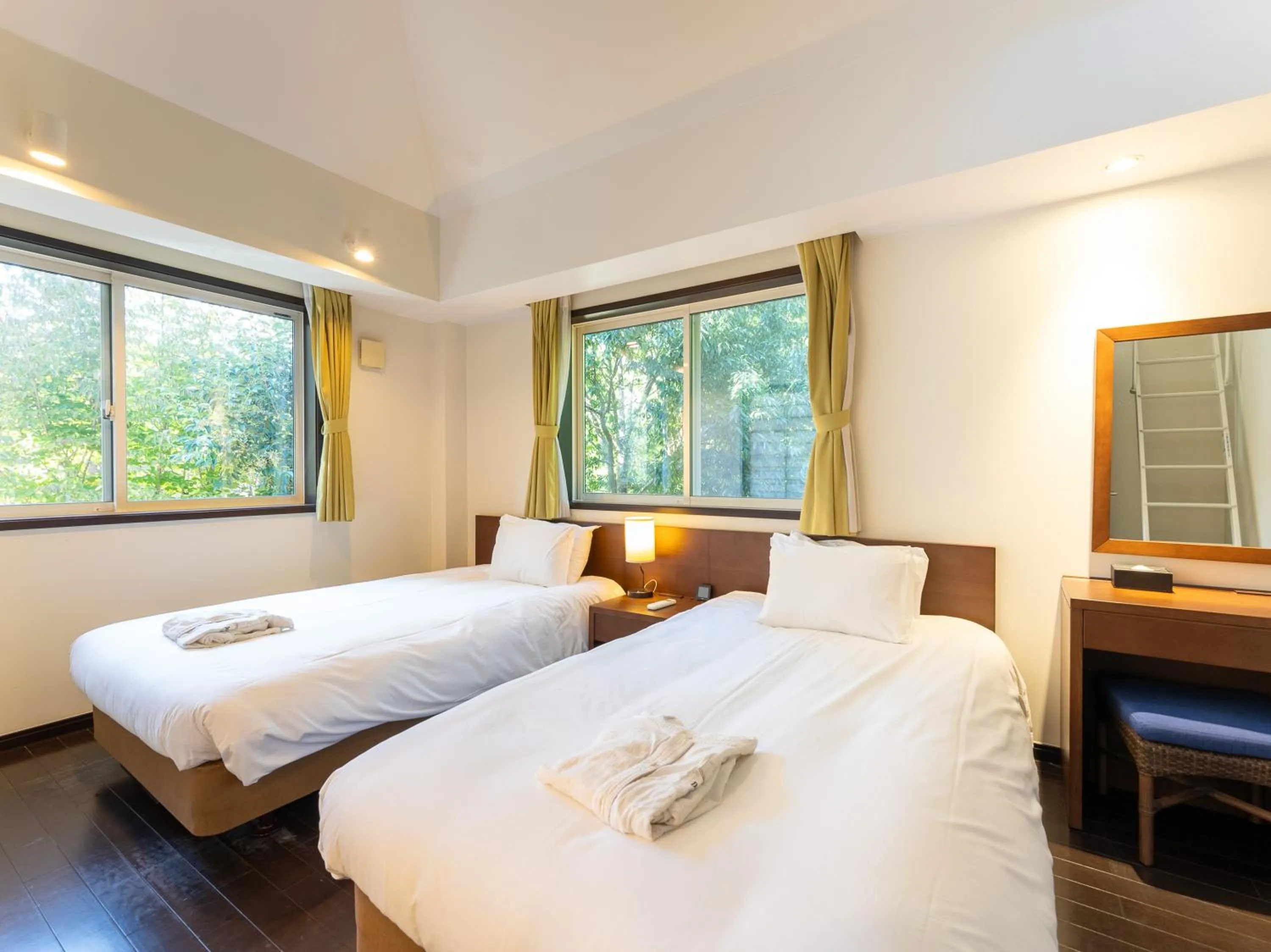 Bed in Koyaru-no-sato Doggys Island