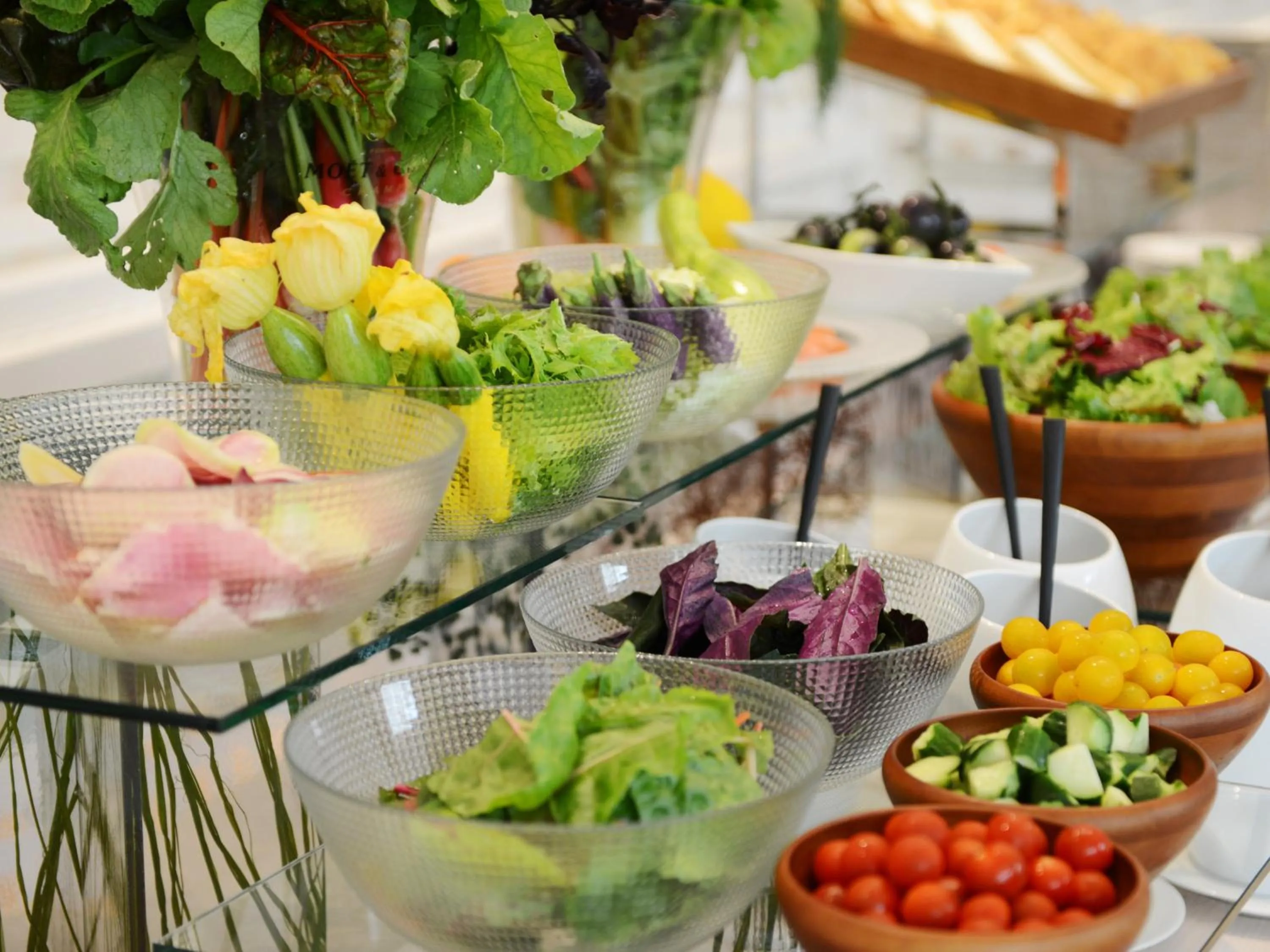 Buffet breakfast in Koyaru-no-sato Doggys Island