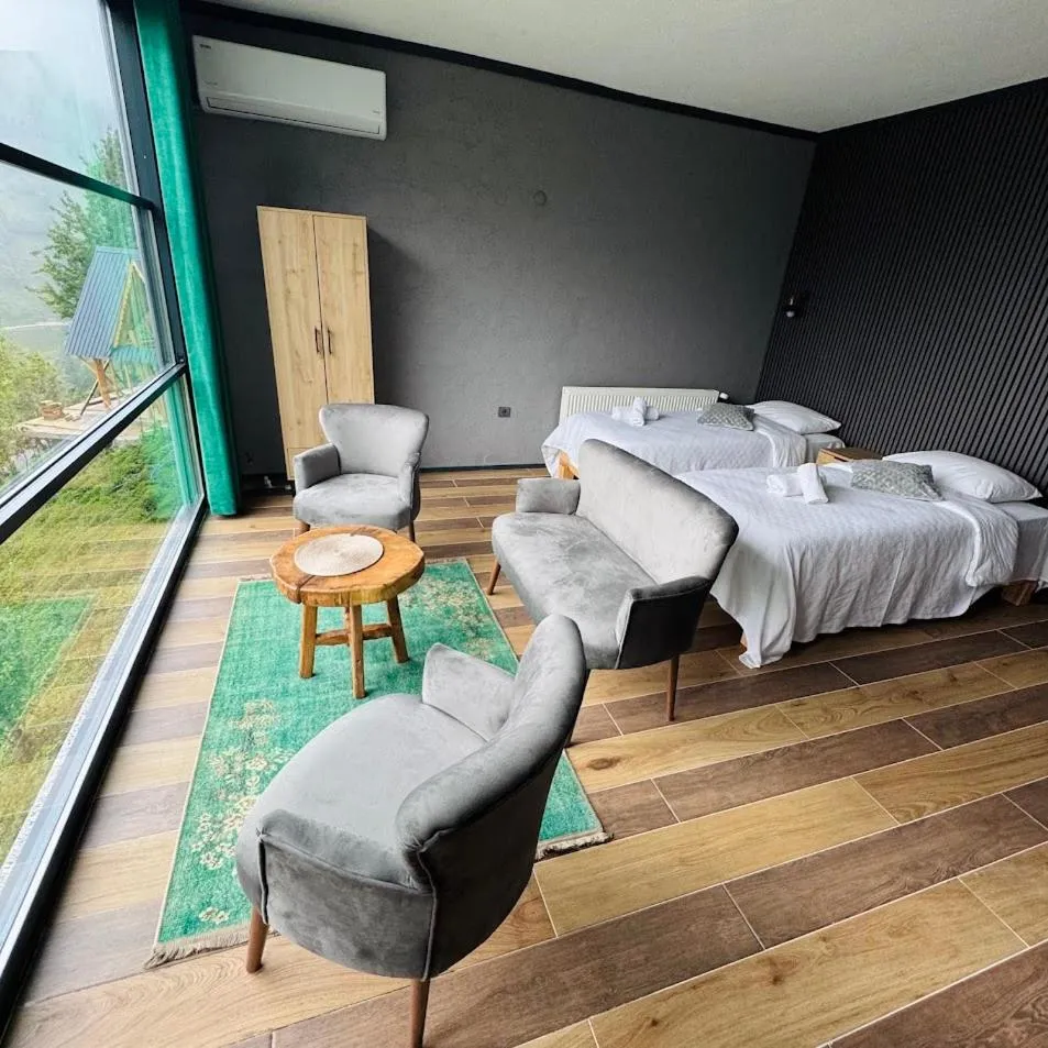 Standard Twin Room with Mountain View in Seyrona Butik Otel