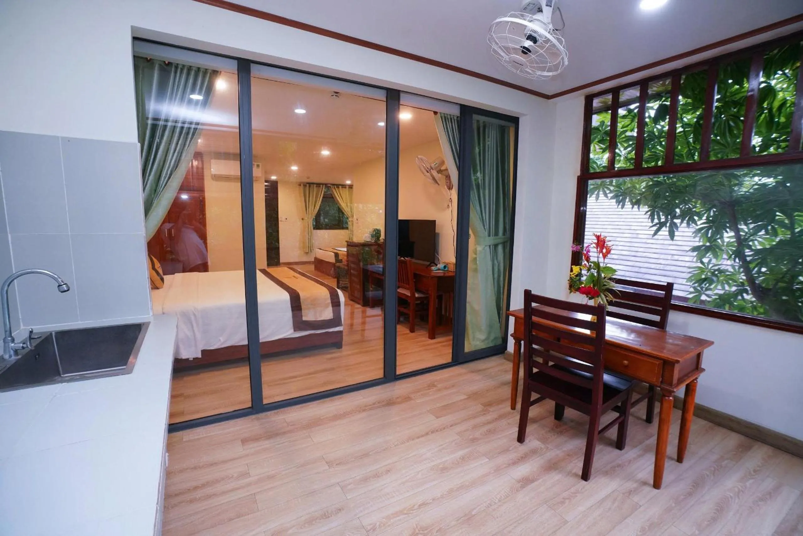 kitchen, Bed in Vela Phu Quoc Resort