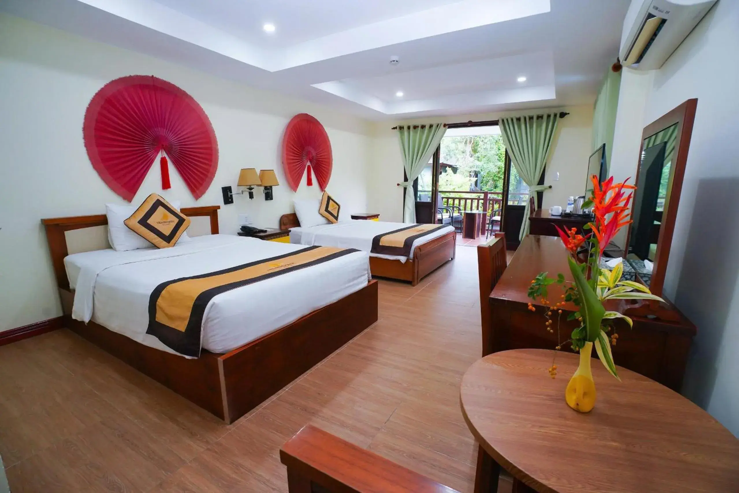 Bed in Vela Phu Quoc Resort Bed in Vela Phu Quoc Resort