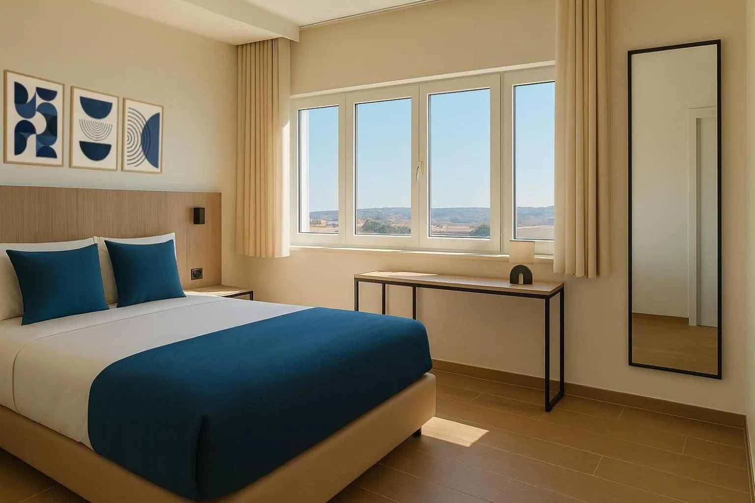 Bed in Hotel Infante Santo - Lisboa
