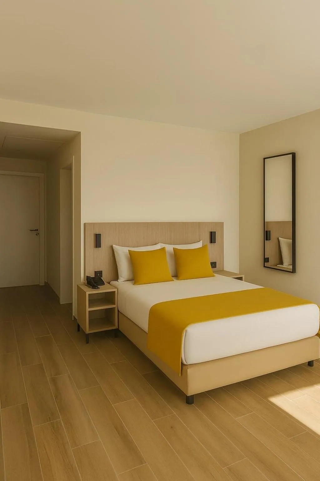 Bed in Hotel Infante Santo - Lisboa