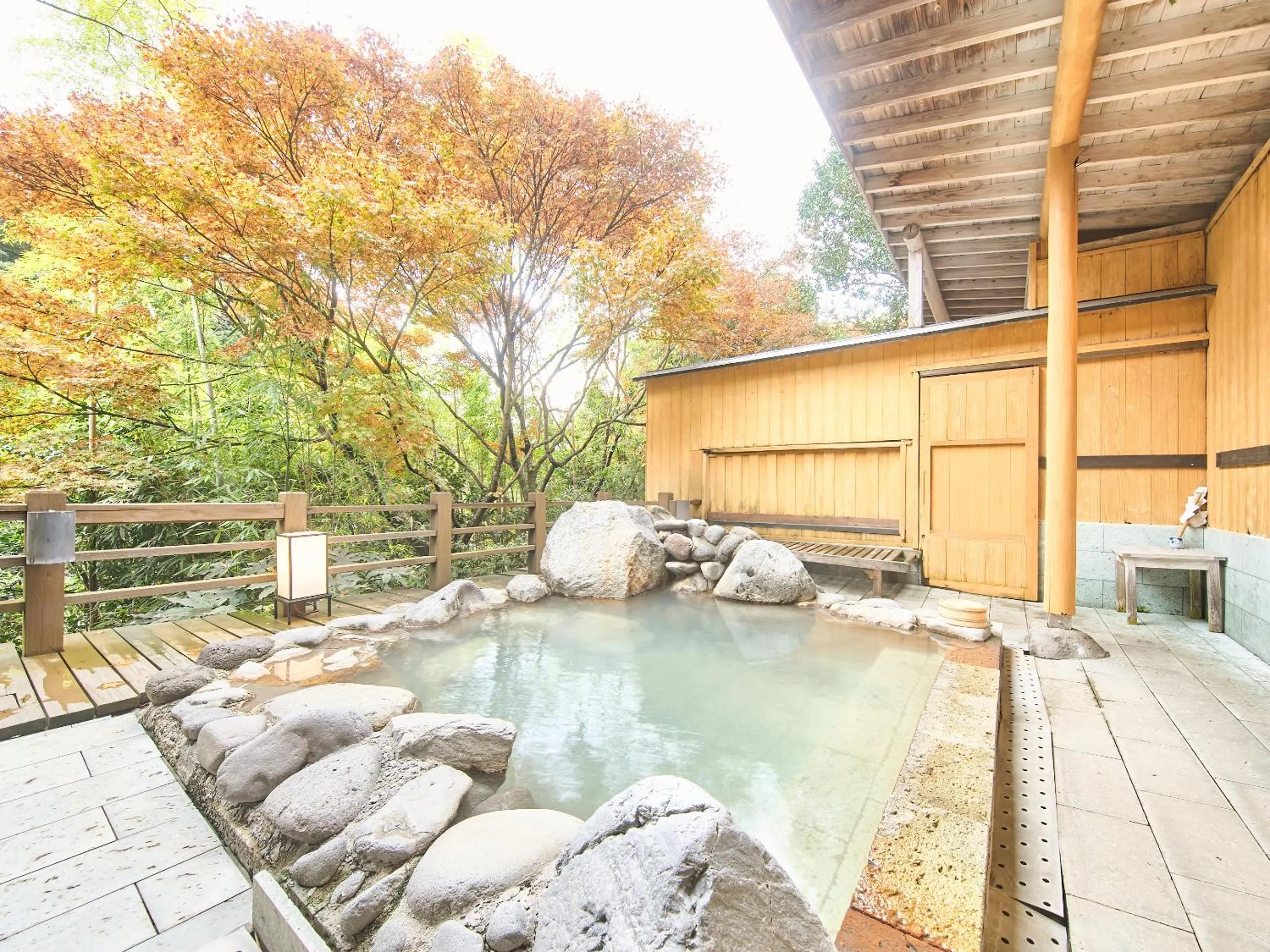 Open Air Bath in Kirishima Momijidani Seiryuso