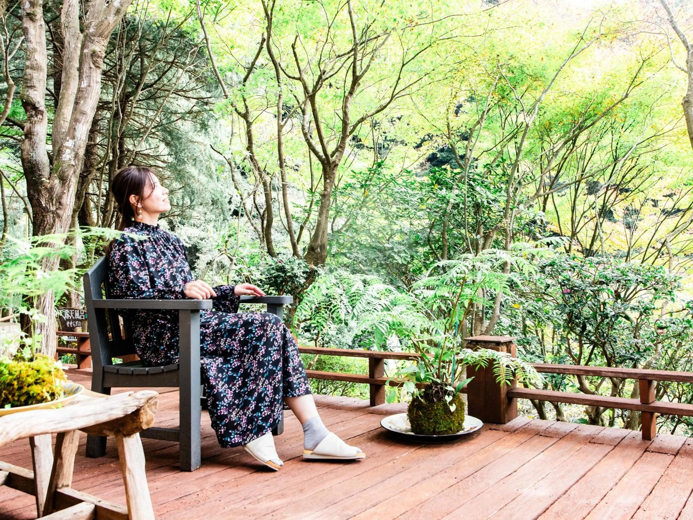 Balcony/Terrace in Kirishima Momijidani Seiryuso