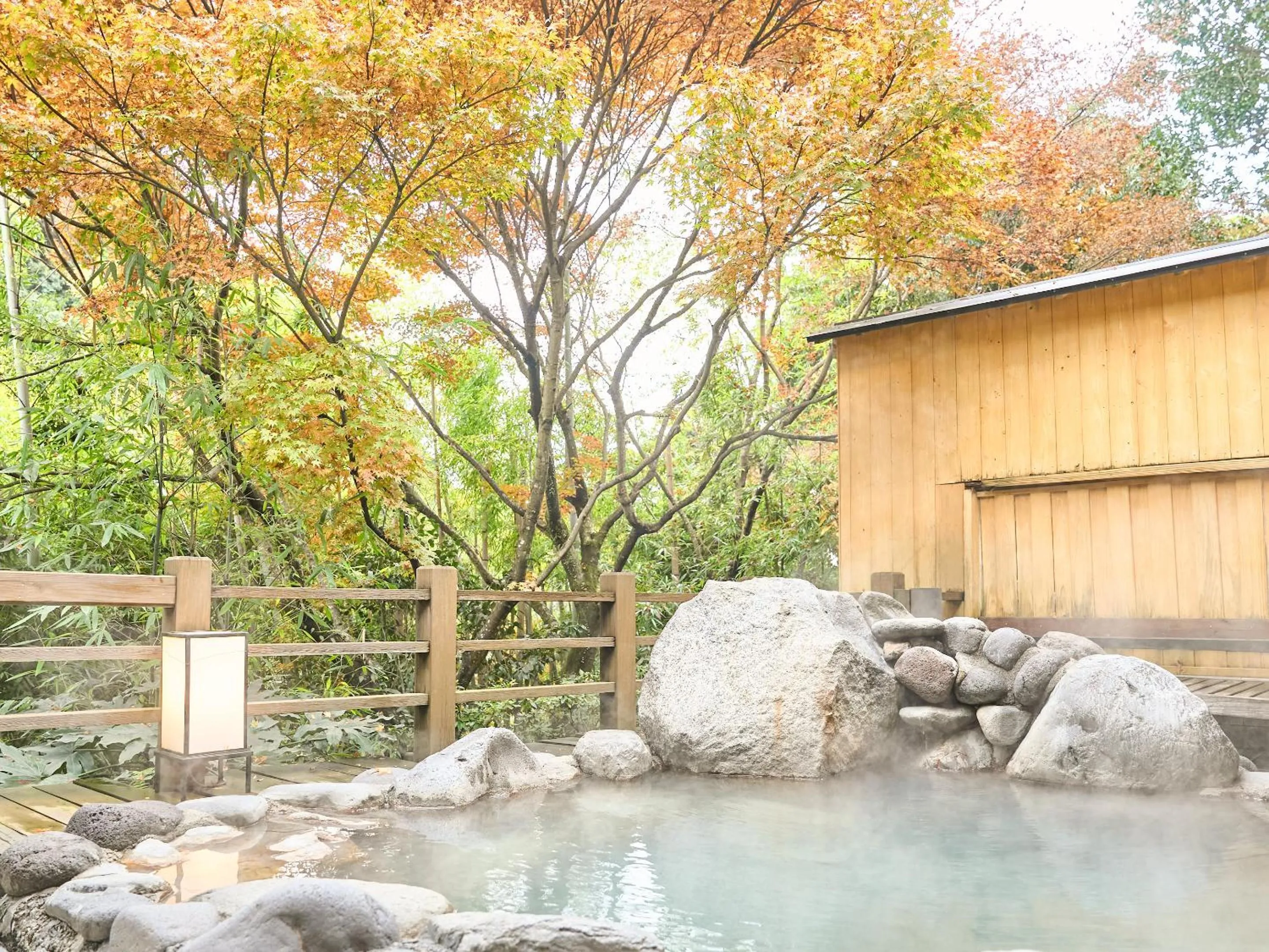 Open Air Bath in Kirishima Momijidani Seiryuso