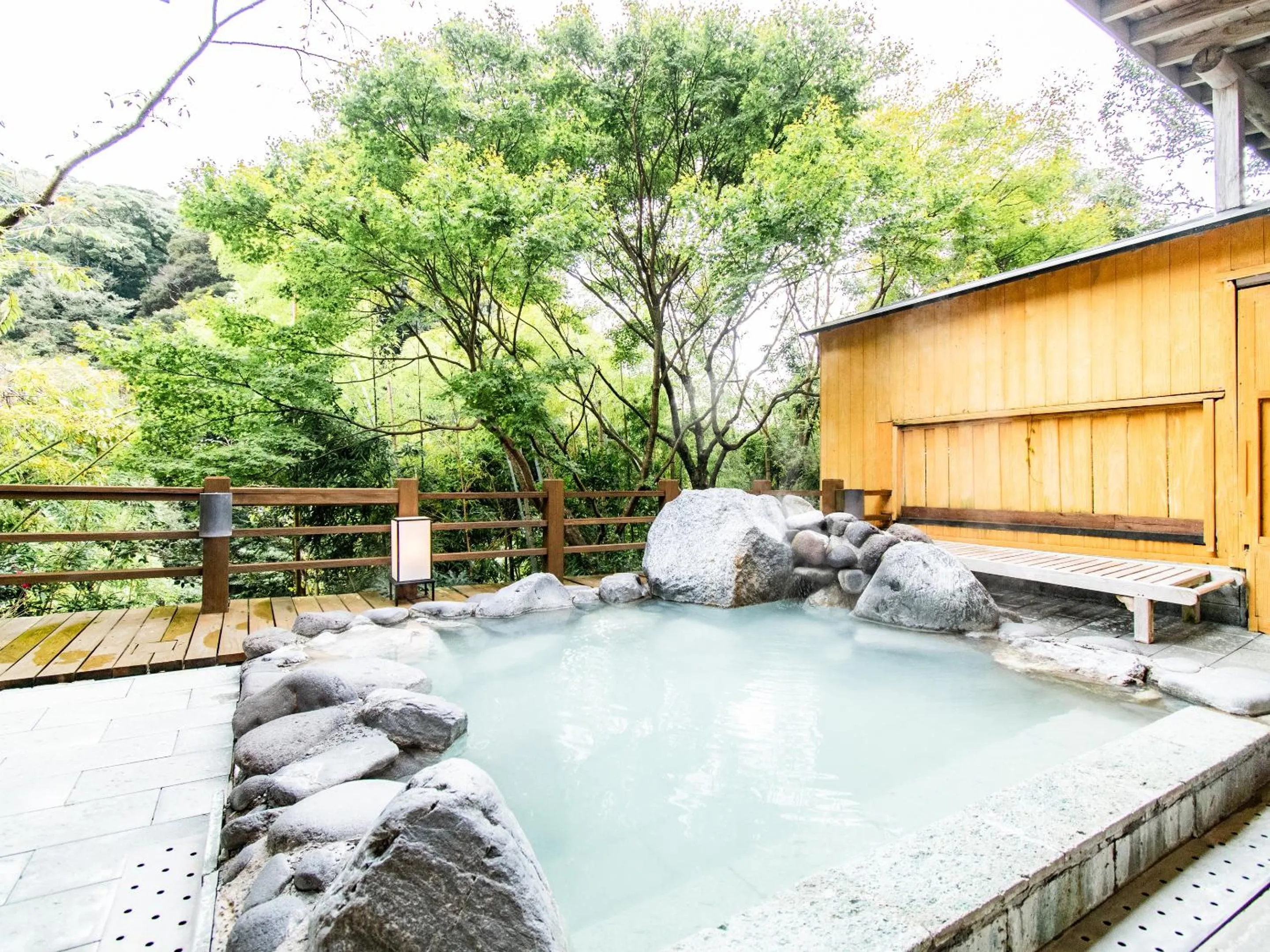 Open Air Bath in Kirishima Momijidani Seiryuso