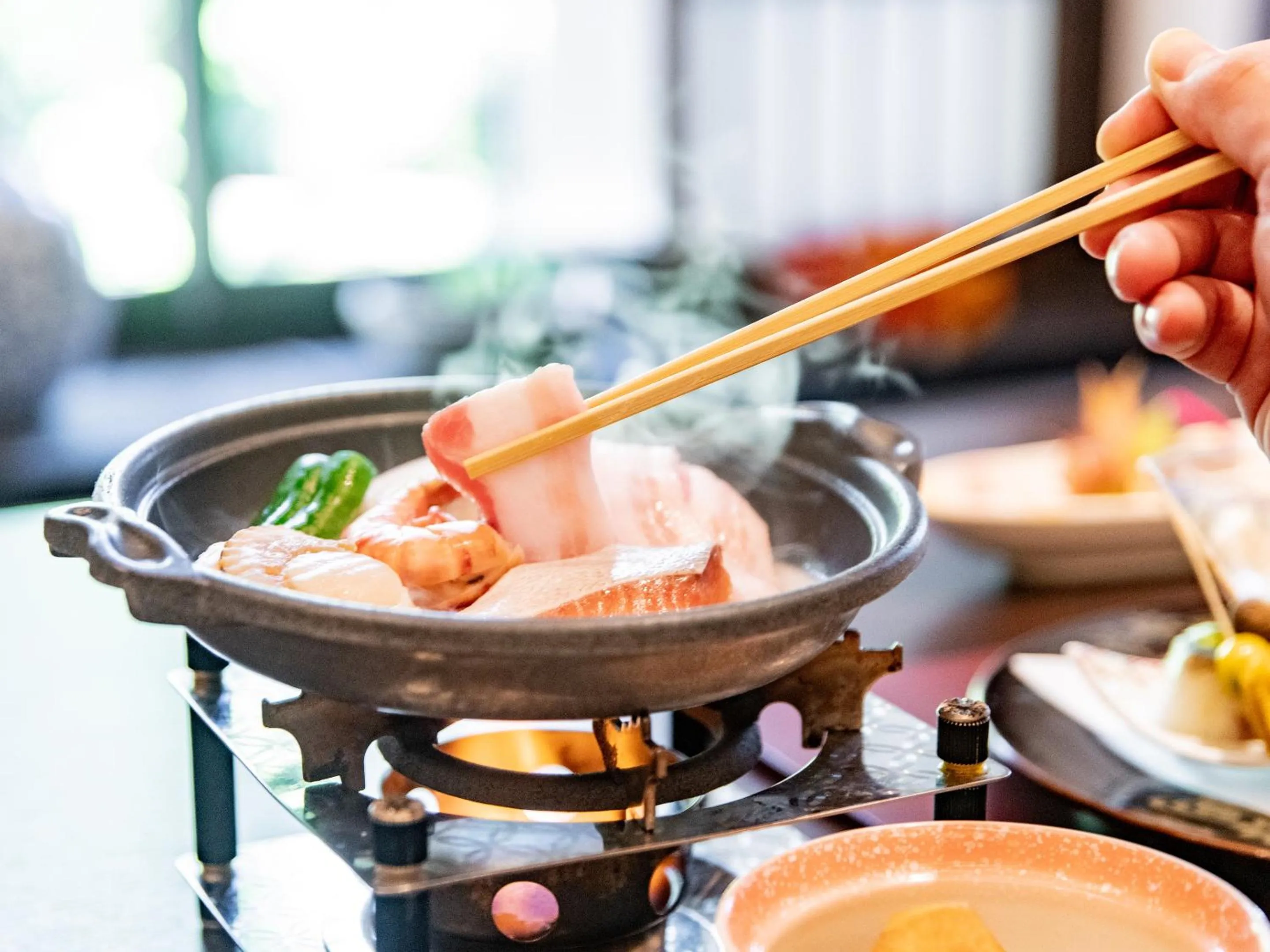 Dinner in Kirishima Momijidani Seiryuso