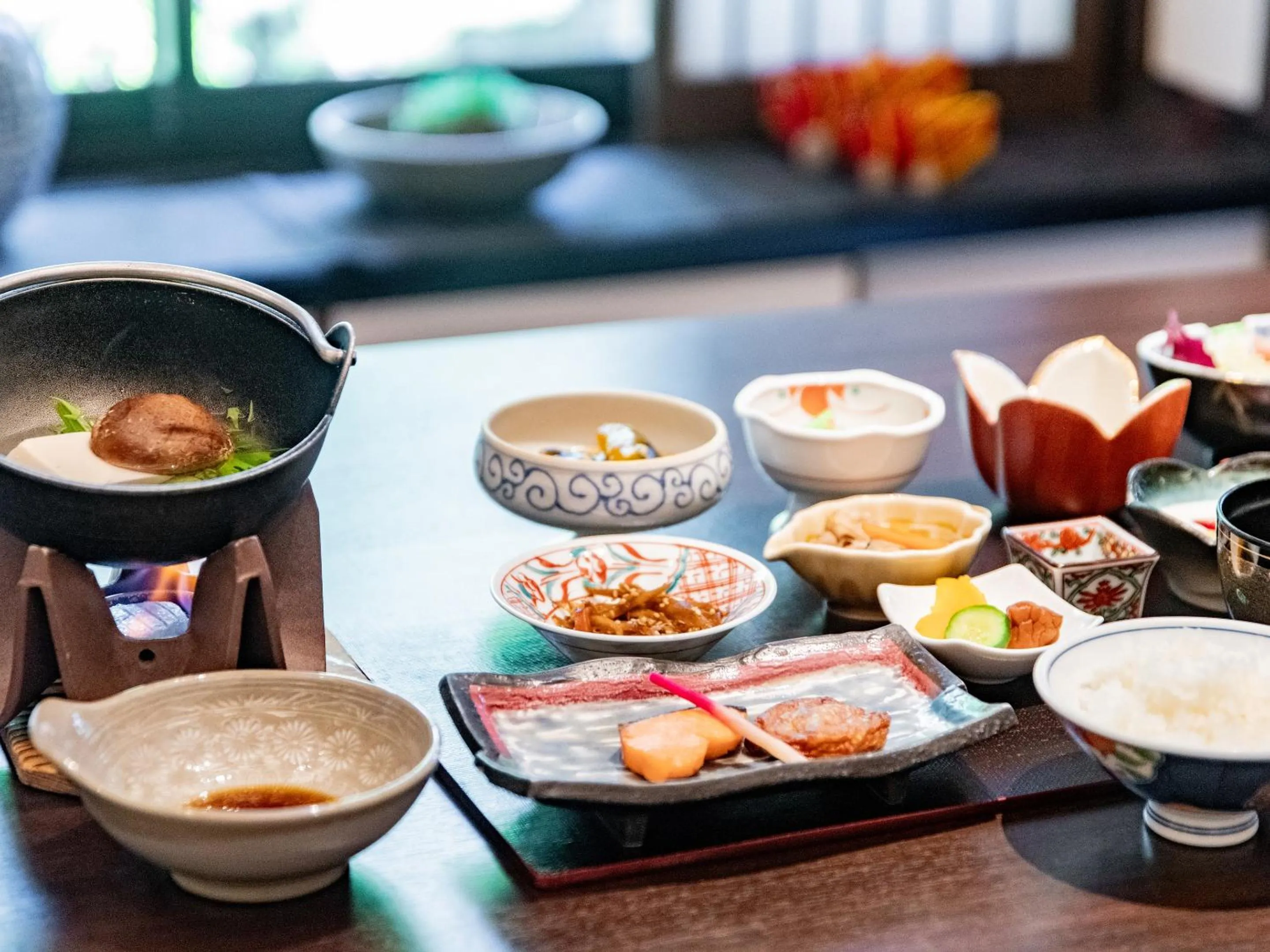 Breakfast in Kirishima Momijidani Seiryuso