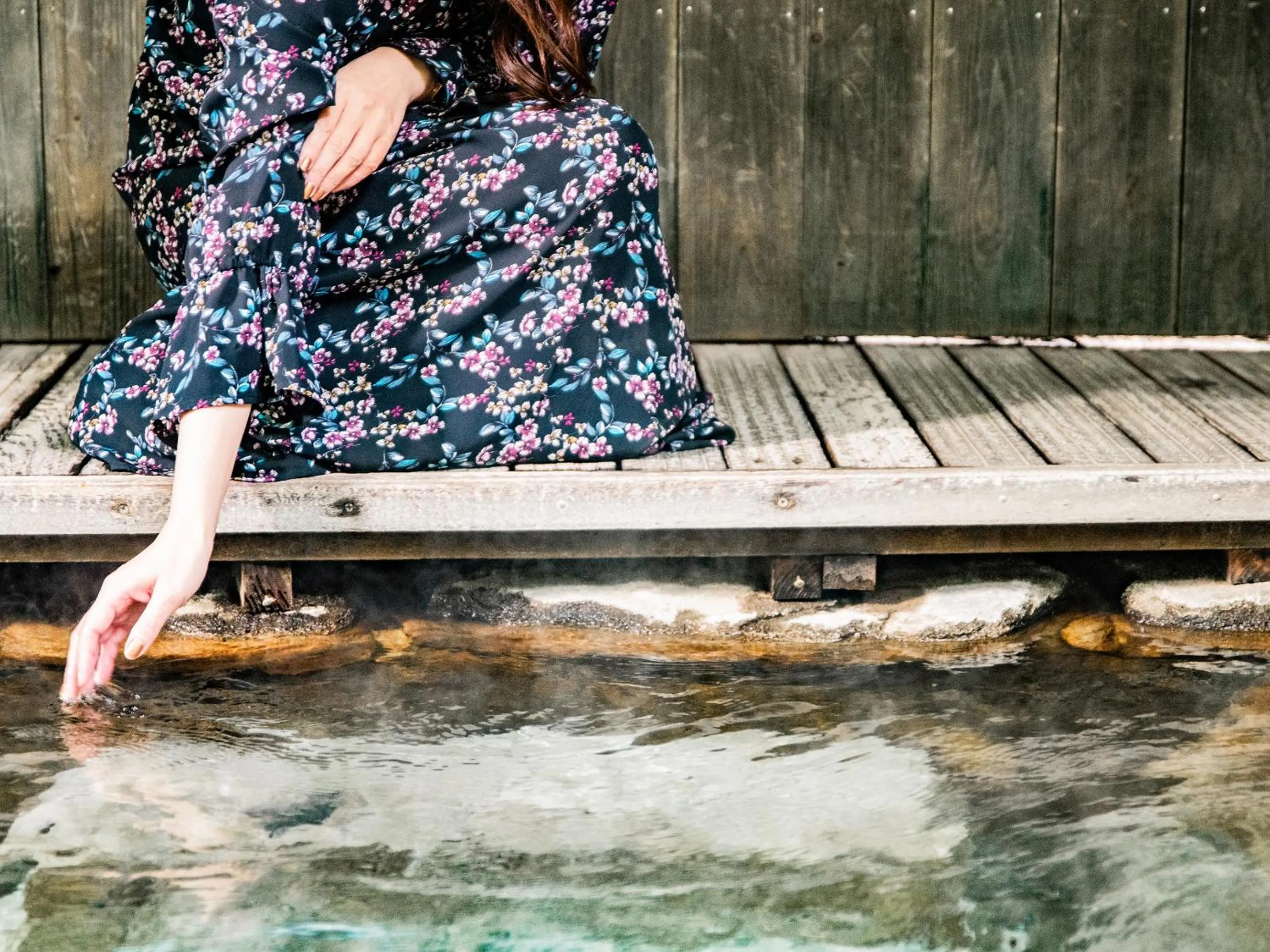 Open Air Bath in Kirishima Momijidani Seiryuso