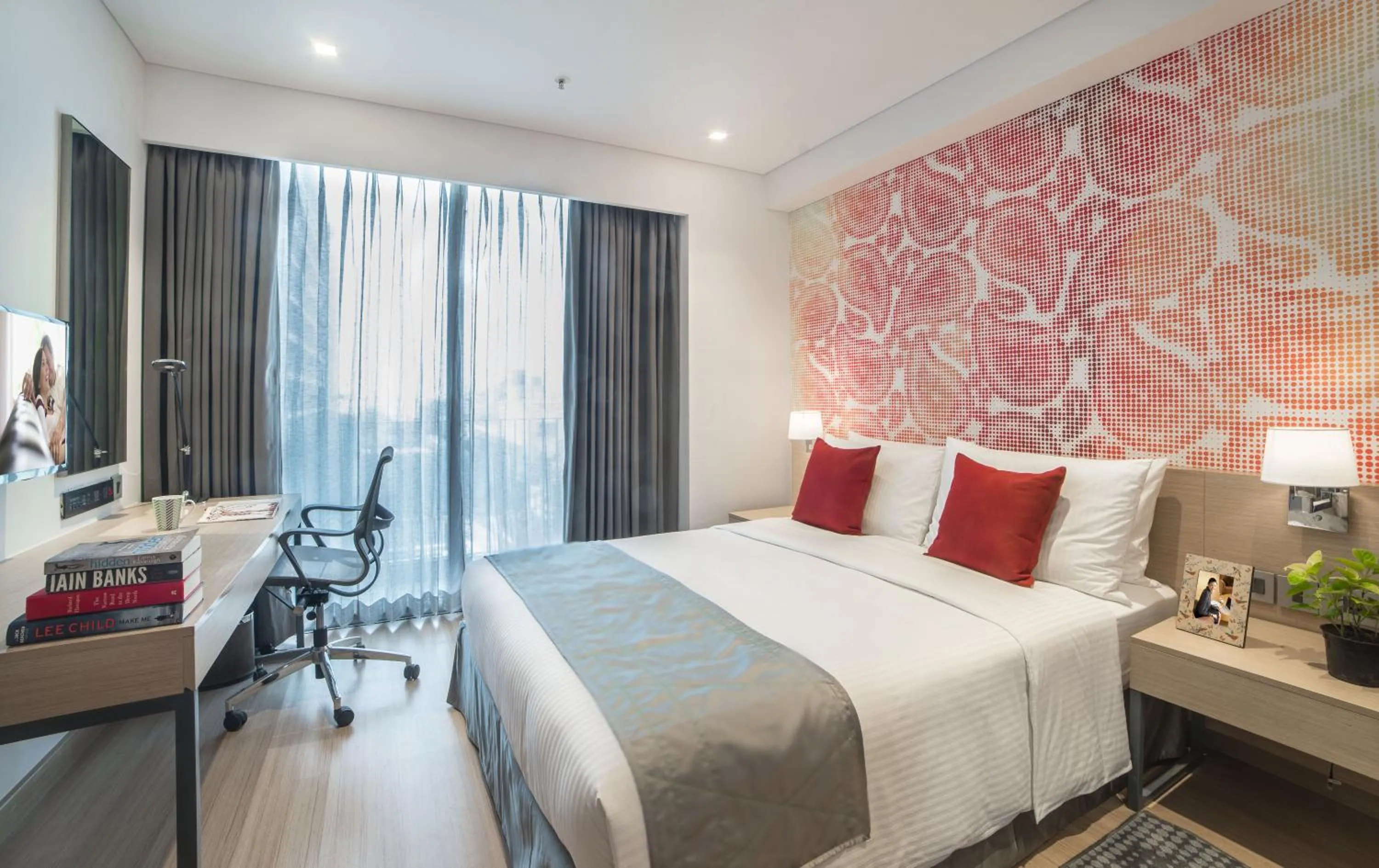 City view, Bed in Citadines OMR Chennai