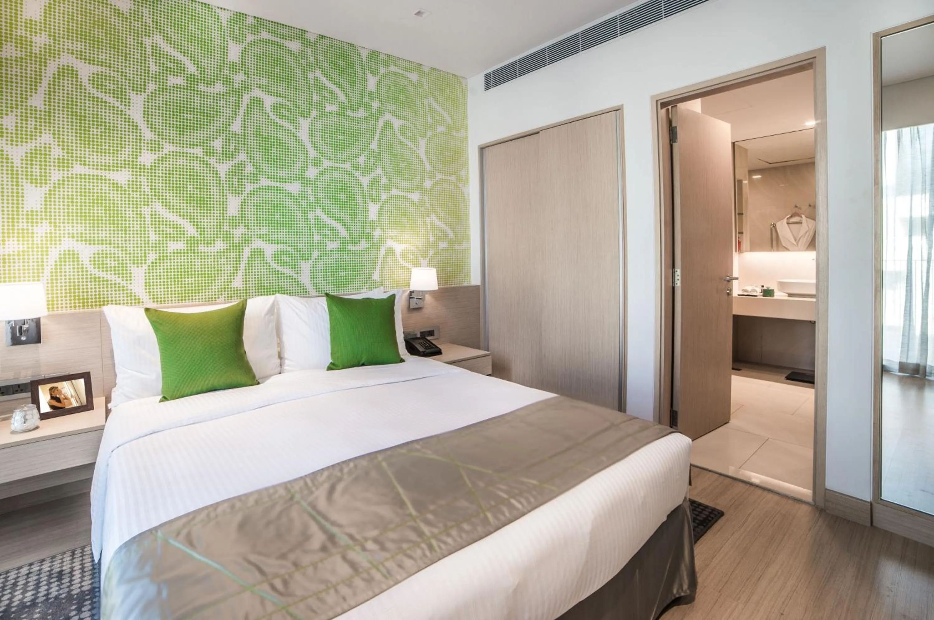 Bedroom, Bed in Citadines OMR Chennai