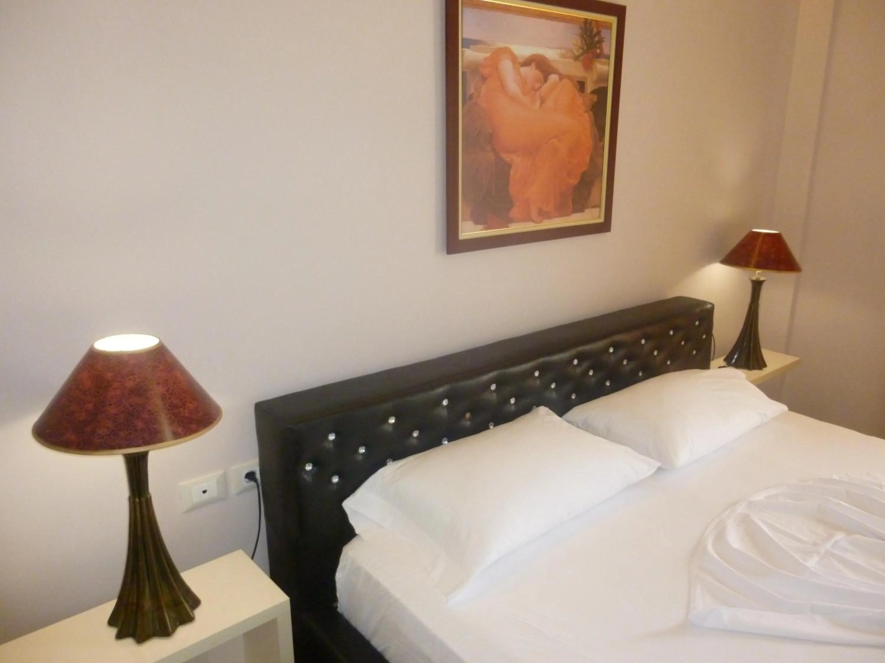 Bedroom, Bed in Villamaria Hotel