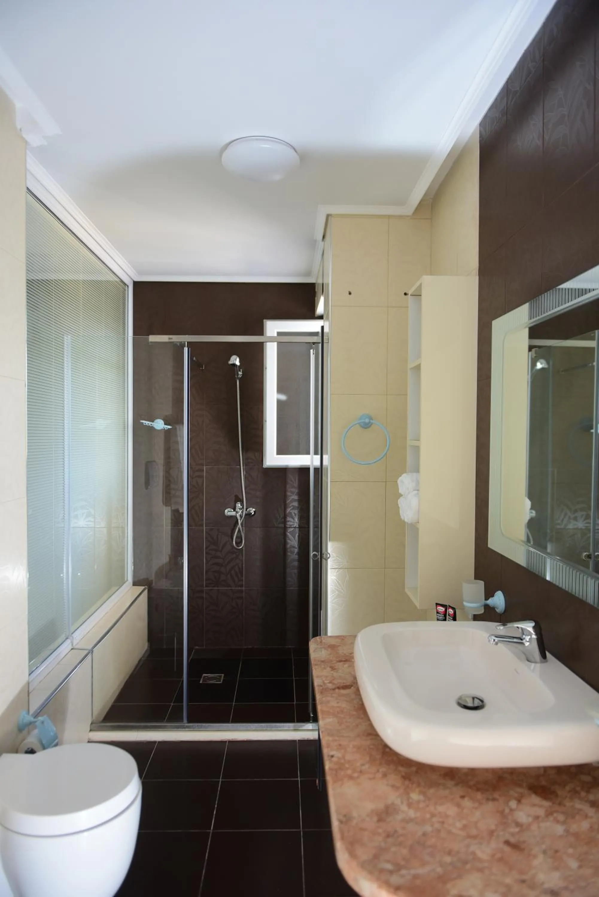 Shower in Villamaria Hotel