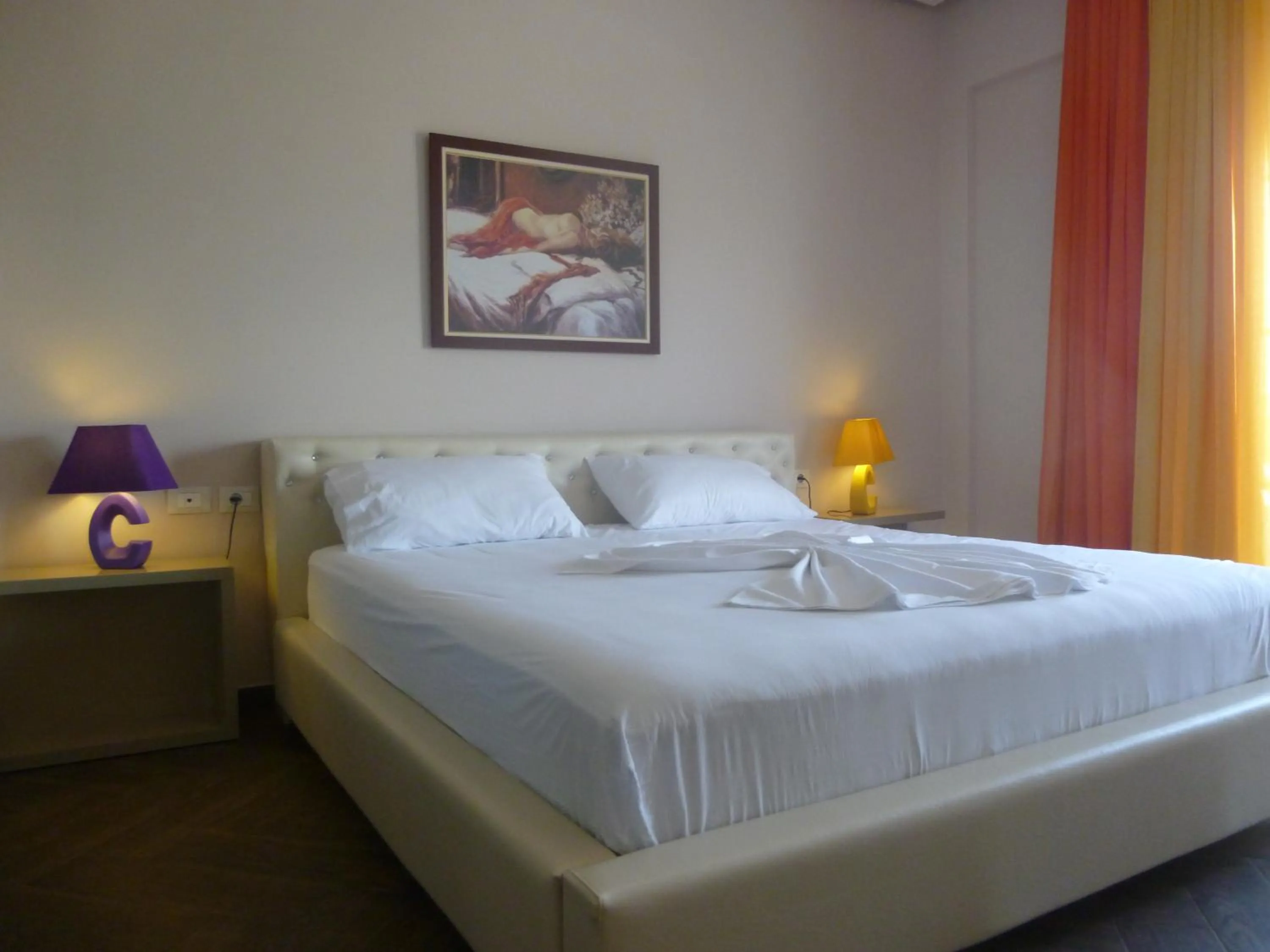 Bedroom, Bed in Villamaria Hotel