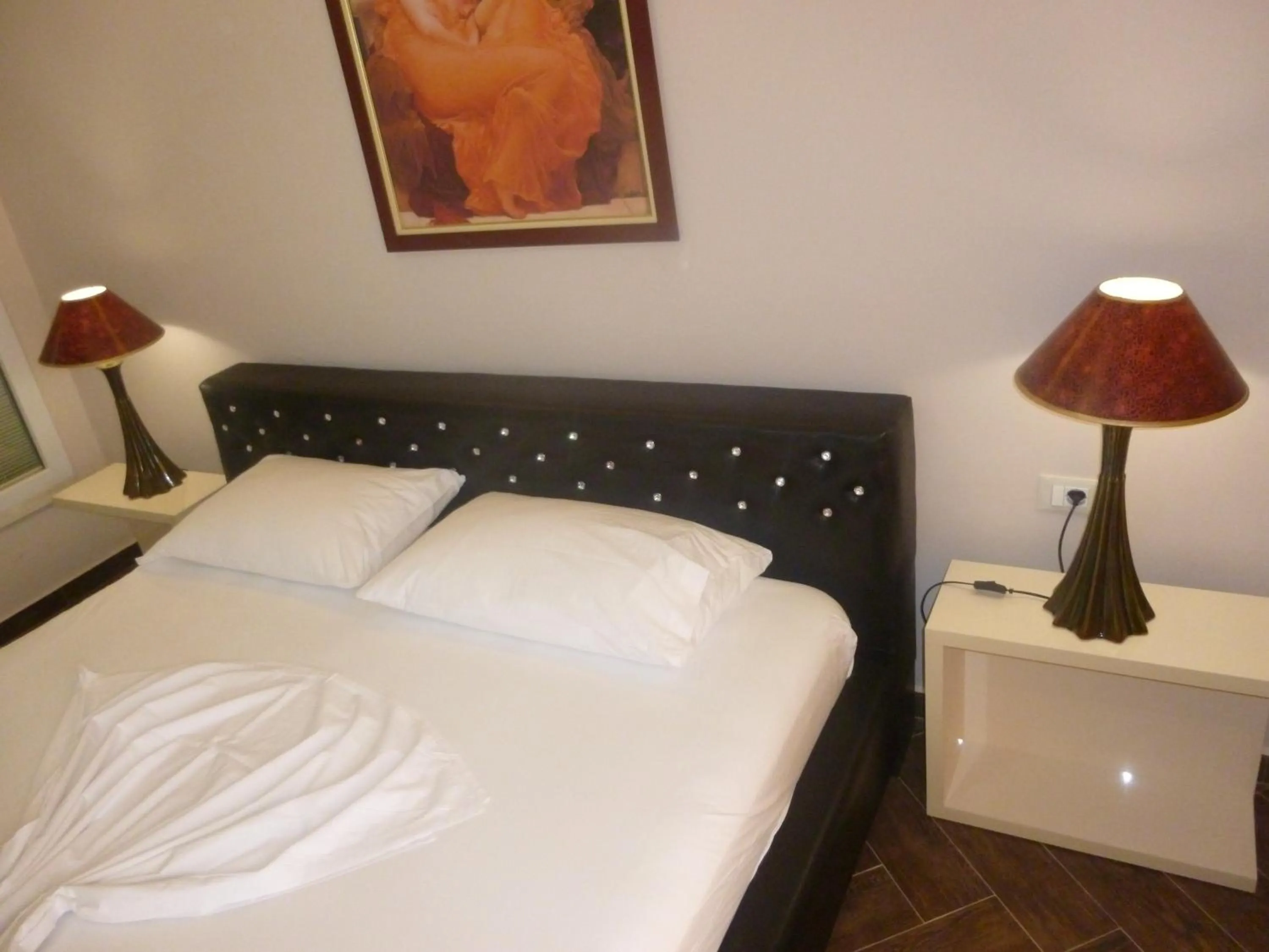 Bedroom, Bed in Villamaria Hotel