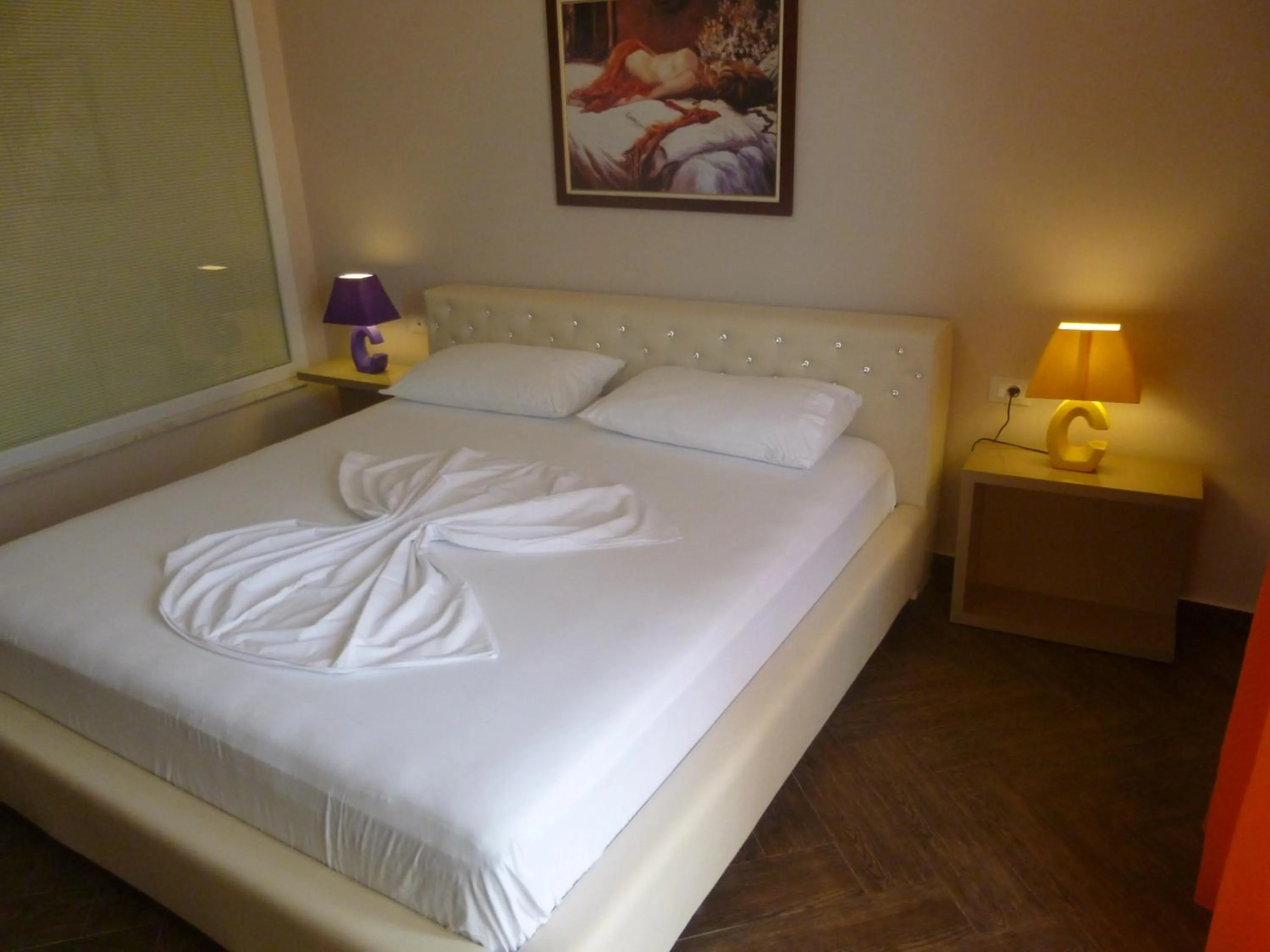 Bedroom, Bed in Villamaria Hotel