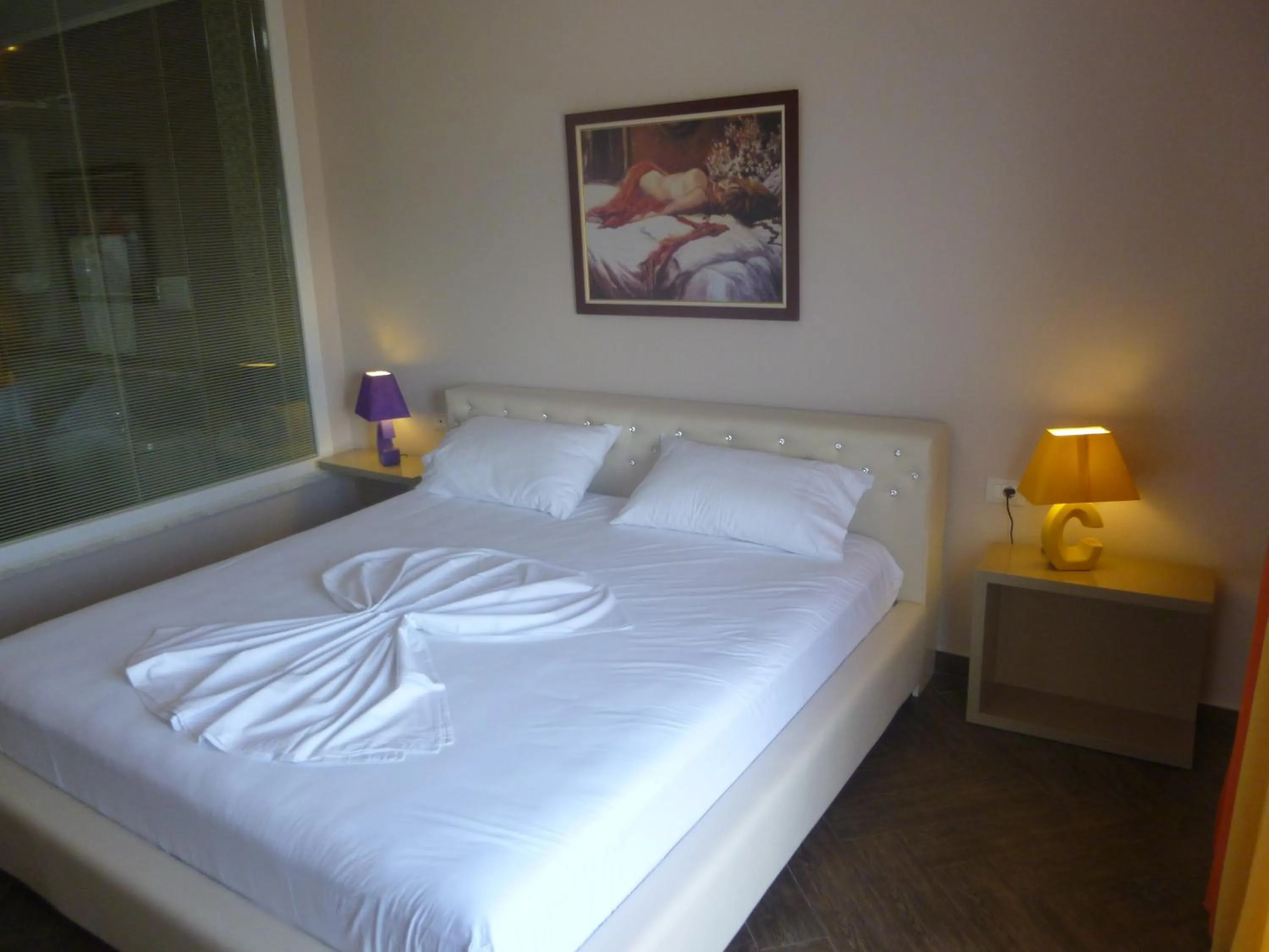 Bedroom, Bed in Villamaria Hotel