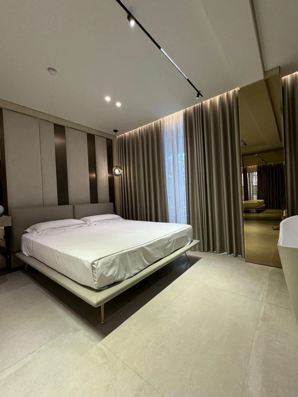 Bed in Hotel Miramare