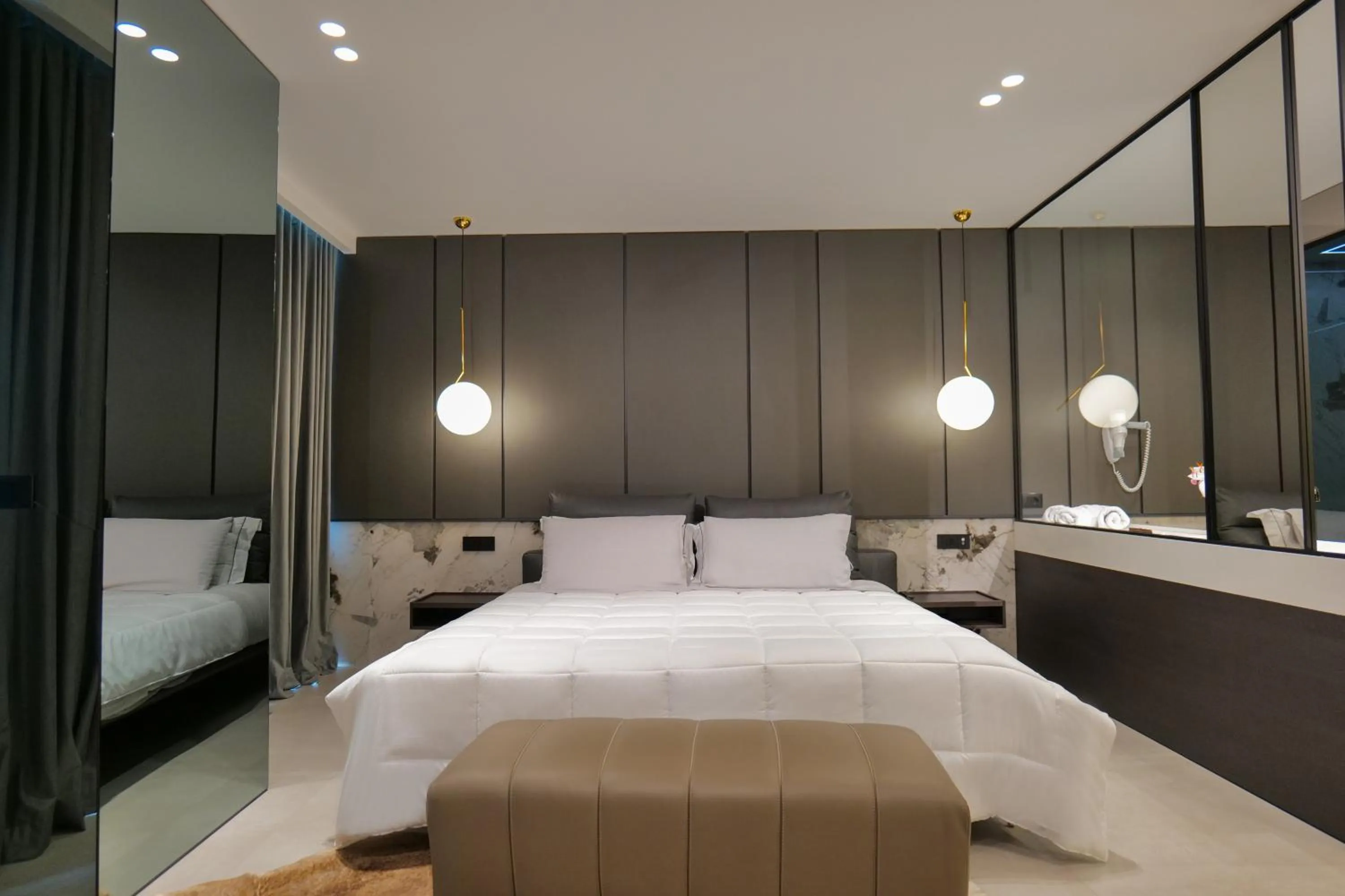 Bed in Hotel Miramare