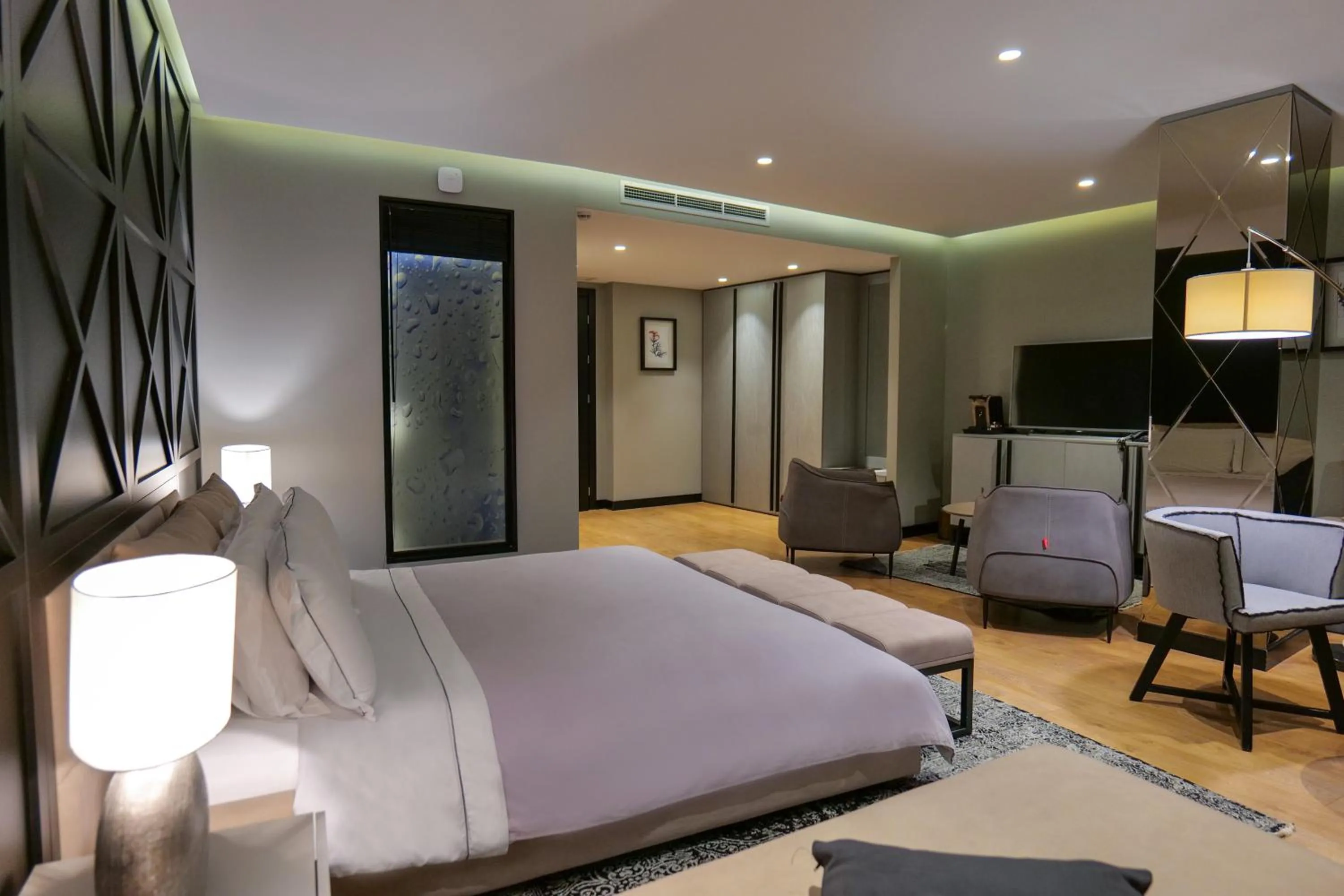 Bed in Hotel Miramare