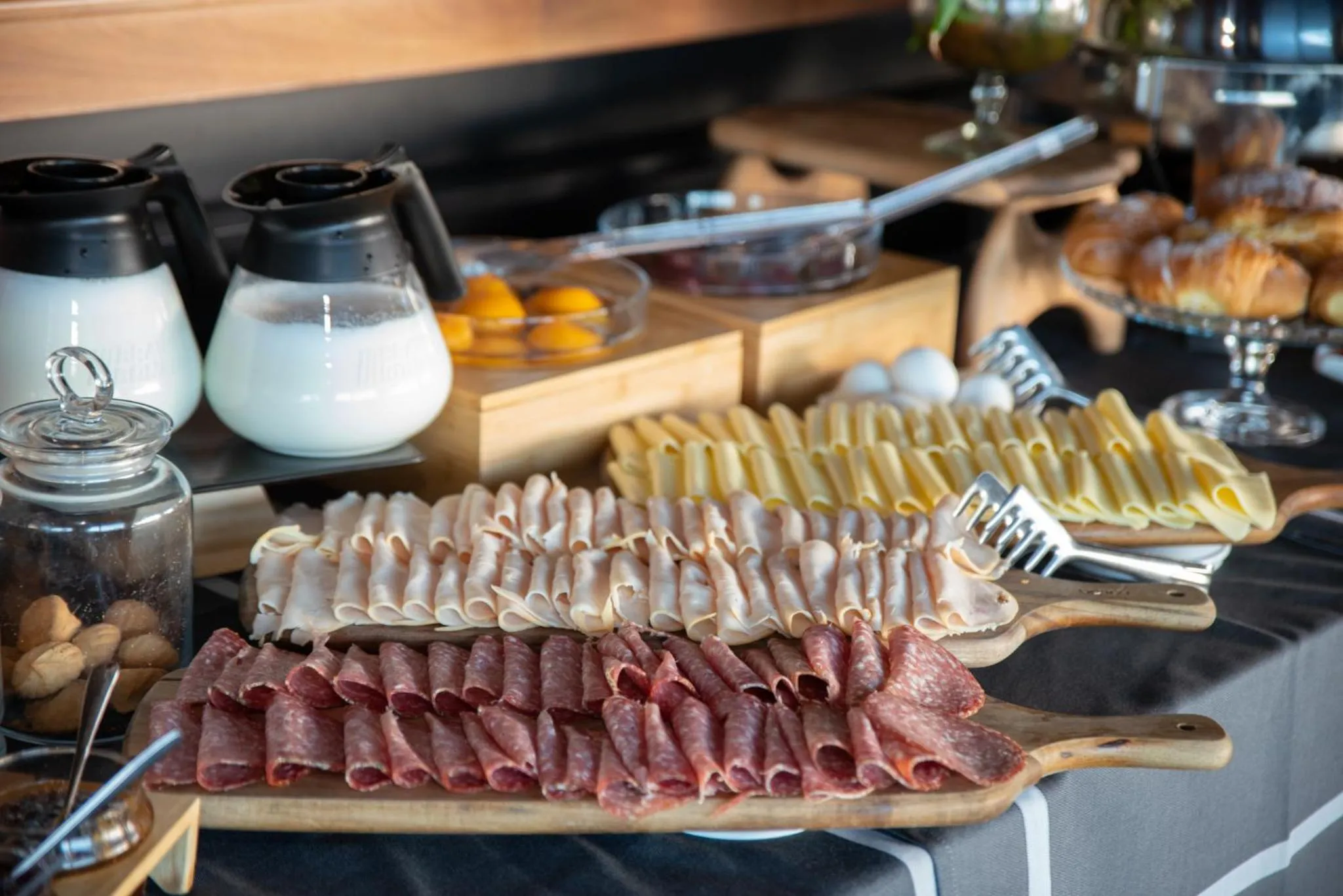 Buffet breakfast in Hotel Miramare