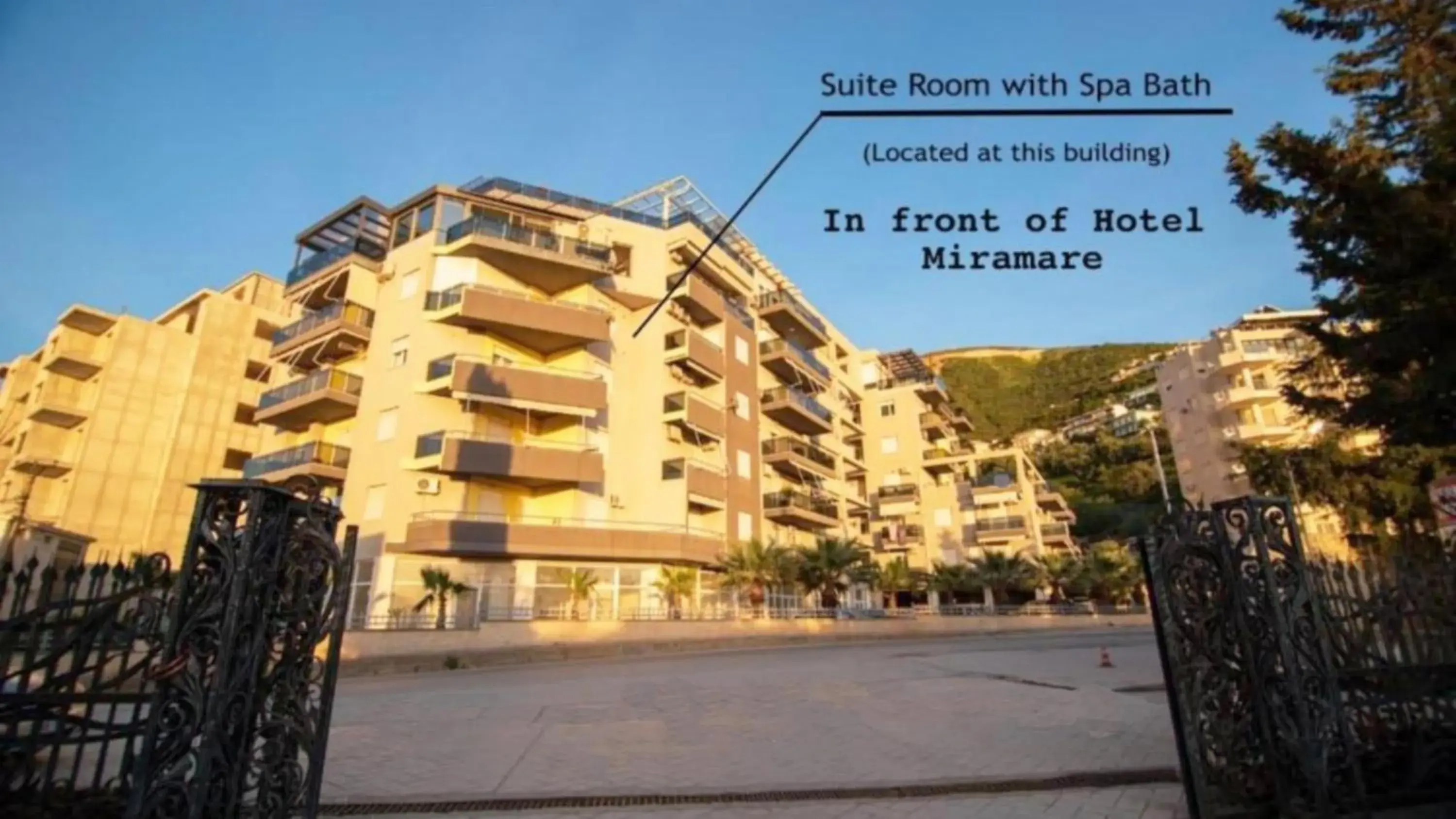 Property building in Hotel Miramare Property building in Hotel Miramare