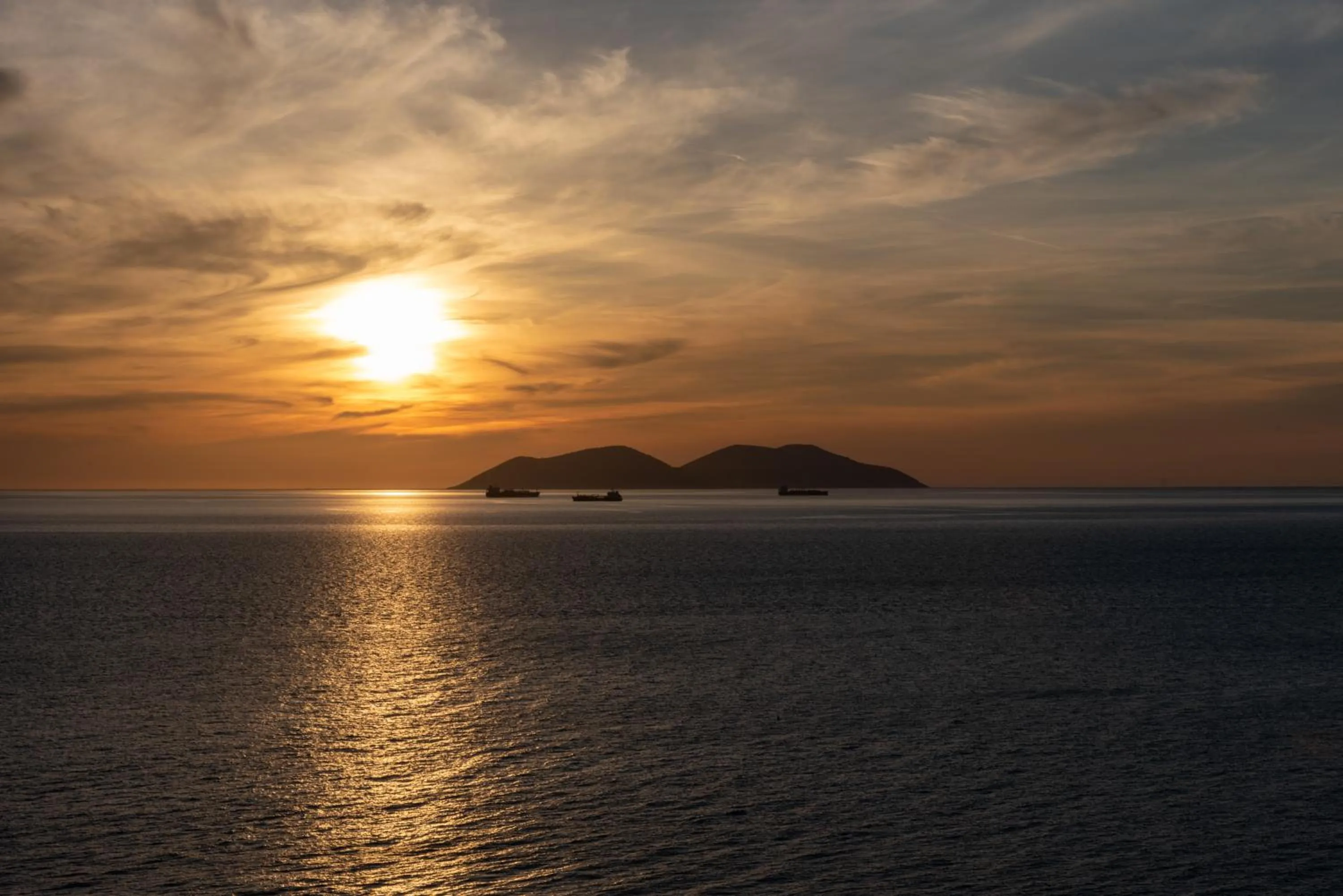 Sunset in Hotel Miramare