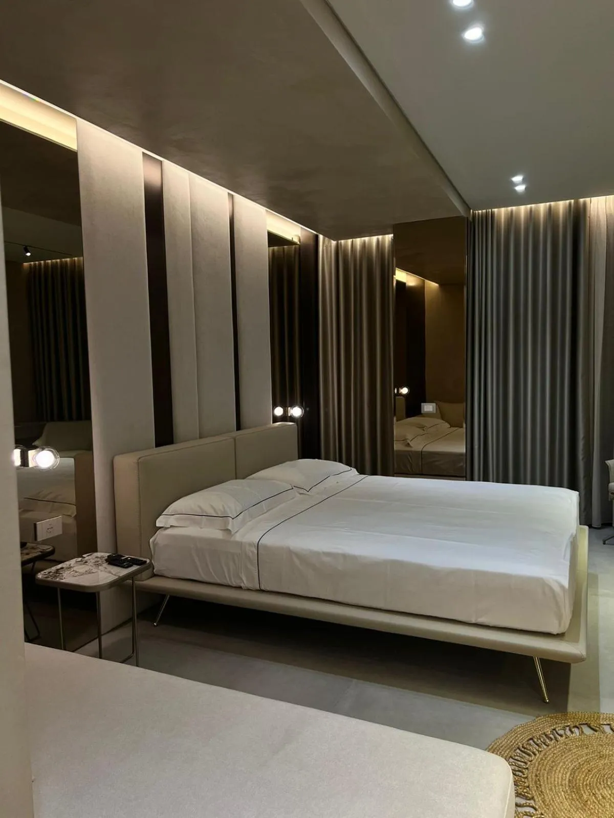 Bed in Hotel Miramare