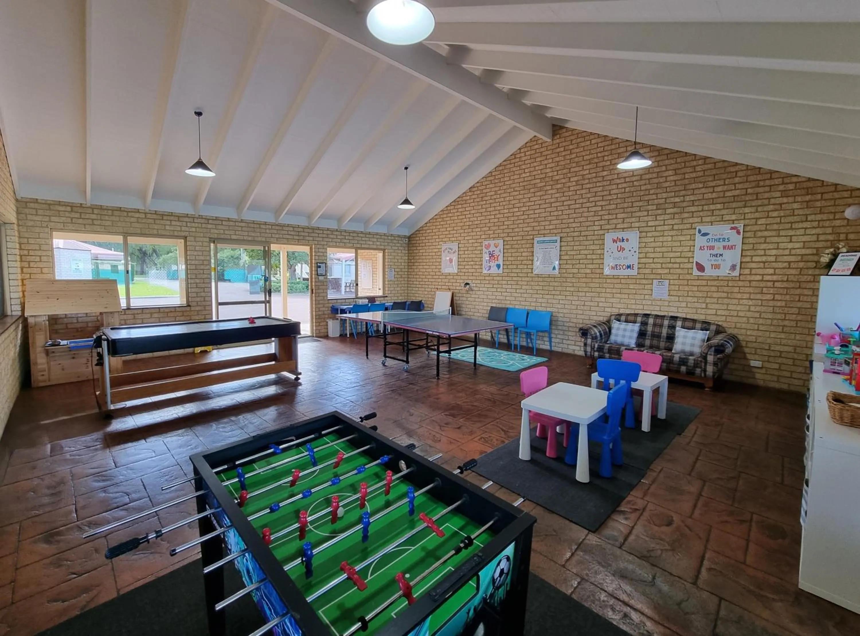Game Room in Busselton Villas and Glamping Village