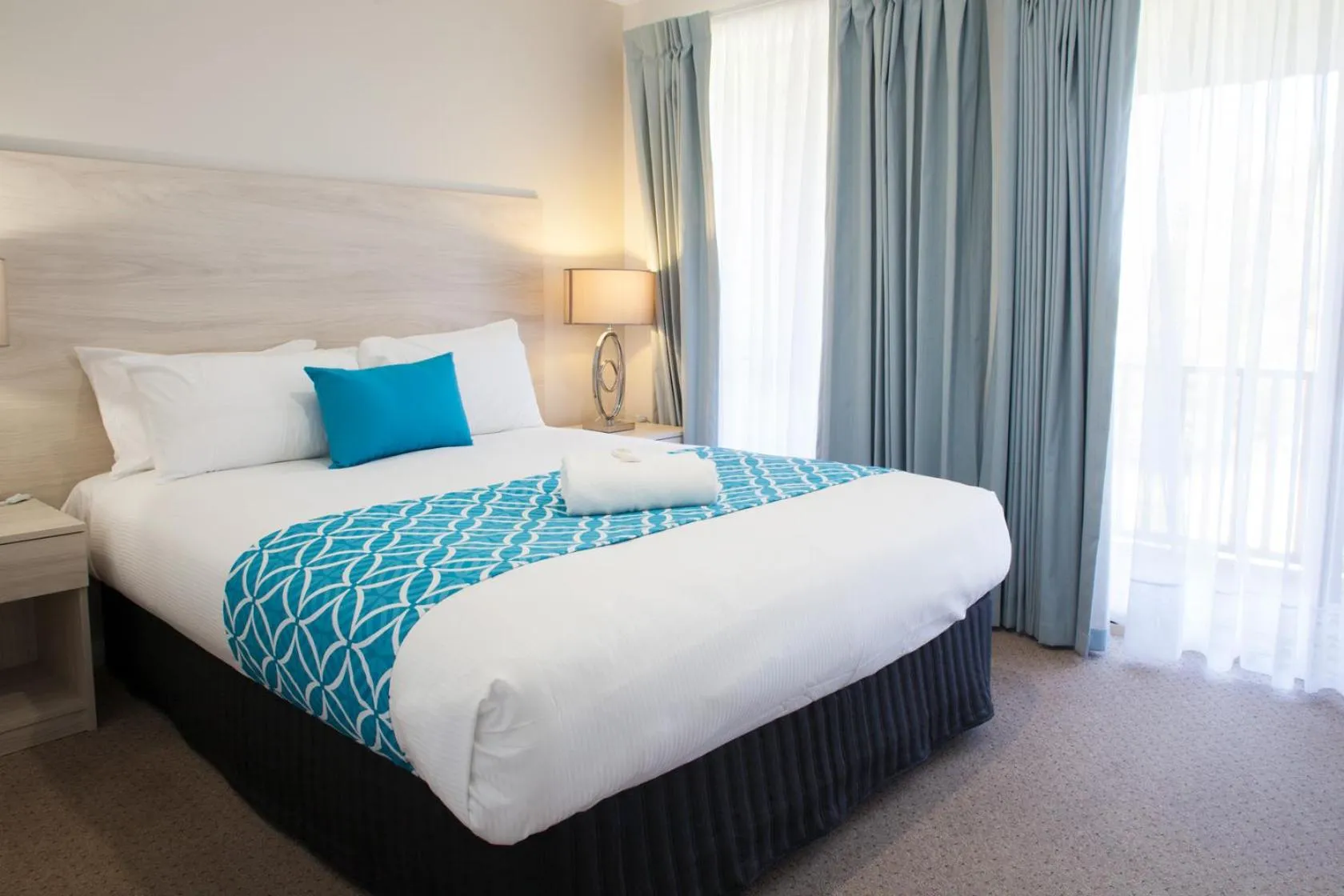 Bedroom, Bed in Busselton Villas and Glamping Village