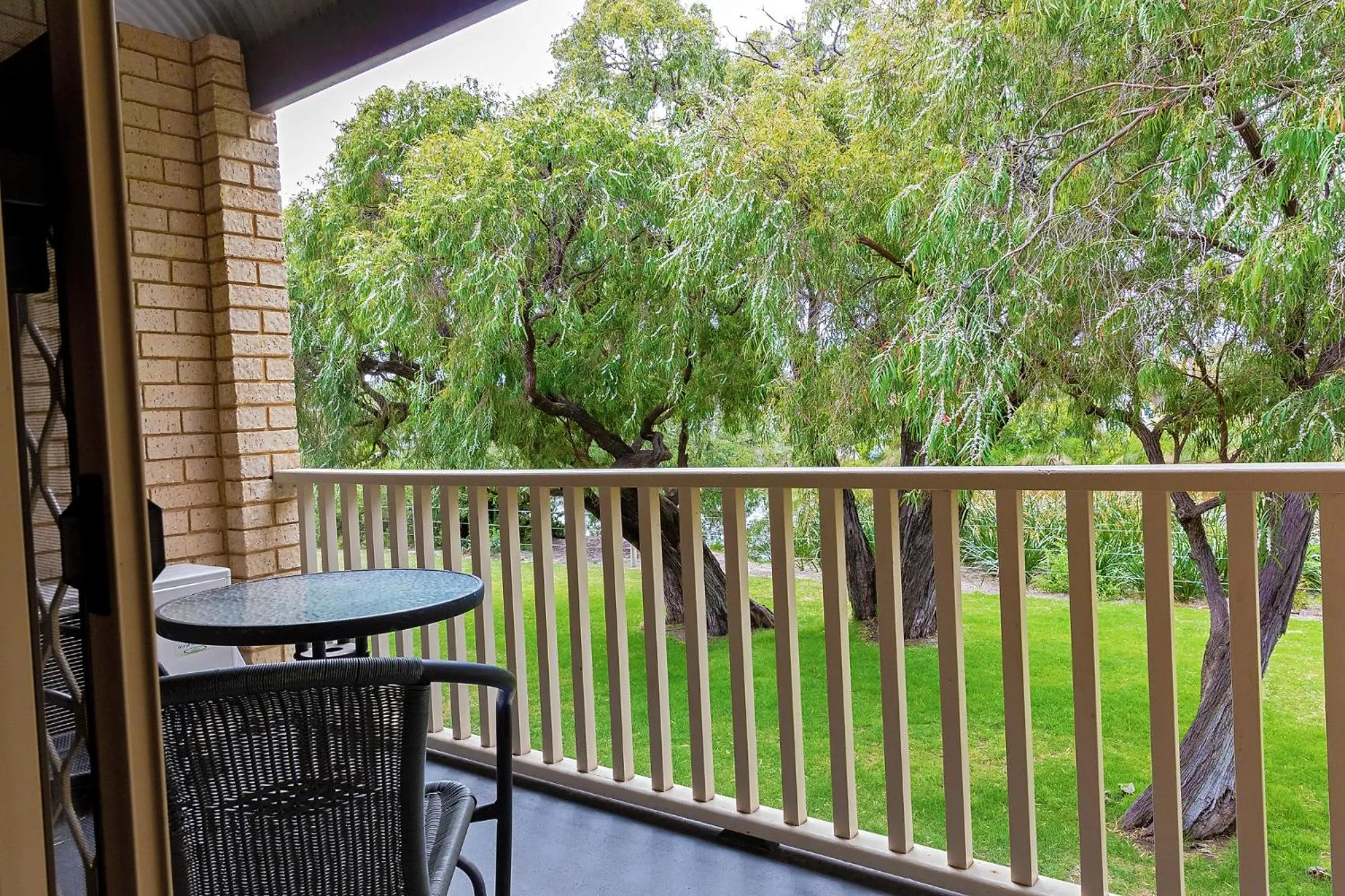 Balcony/Terrace in Busselton Villas and Glamping Village