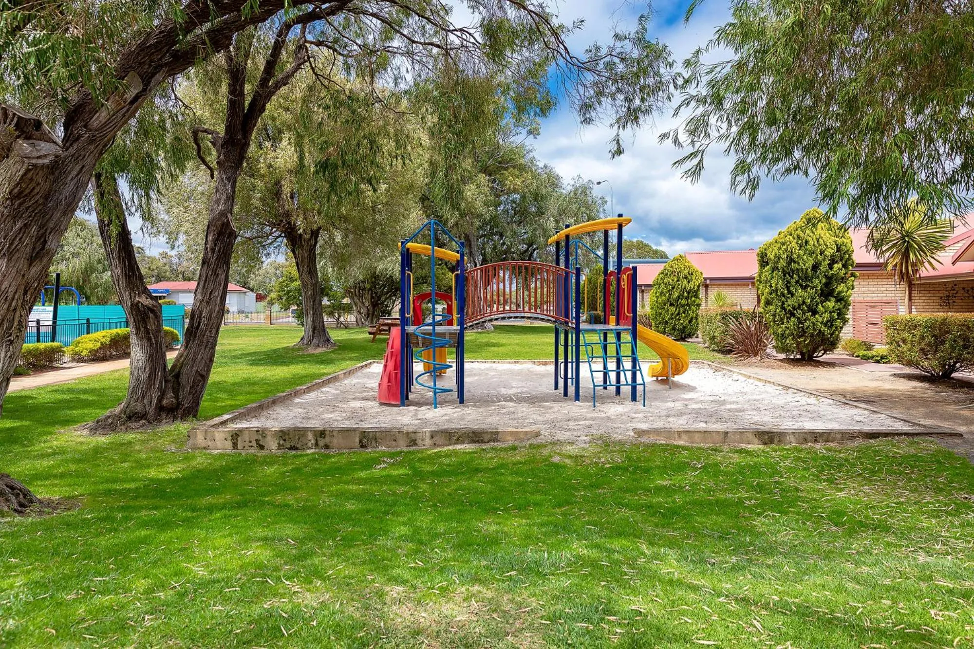 Children play ground in Busselton Villas and Glamping Village