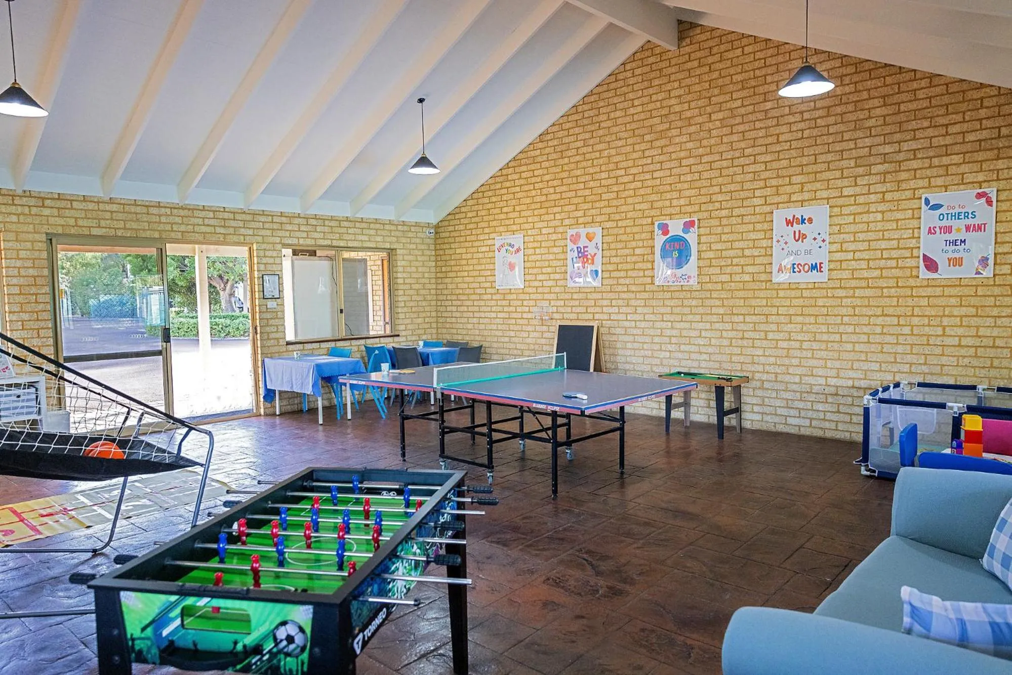 Game Room in Busselton Villas and Glamping Village