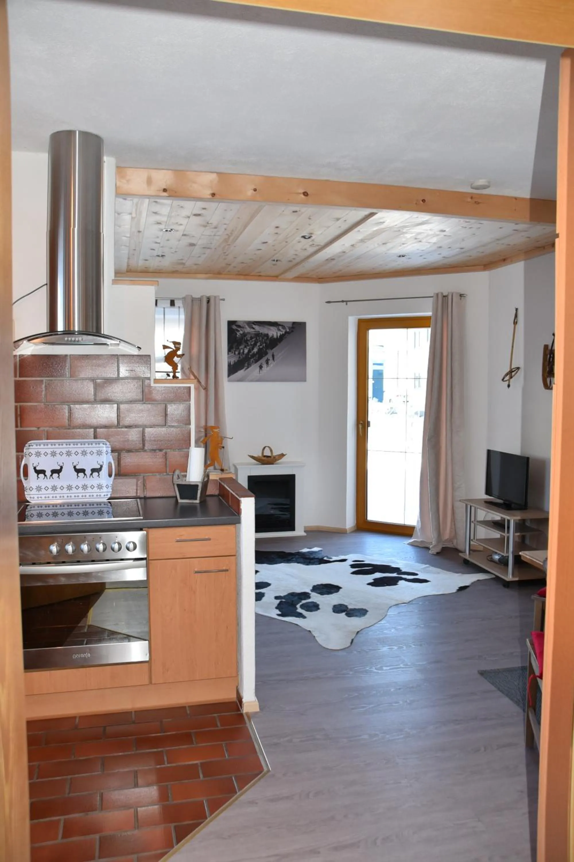 Kitchen or kitchenette in Ferienwohnungen Bauernhof Andreas Kleiner