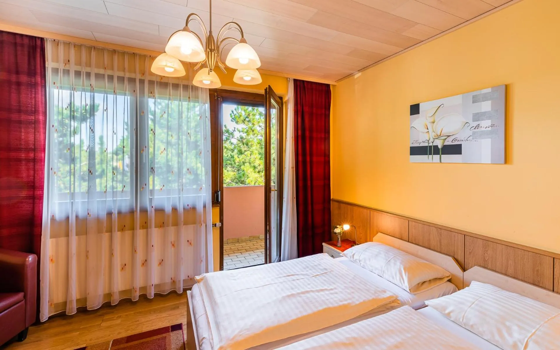 Bed in Hotel garni Steinfeld