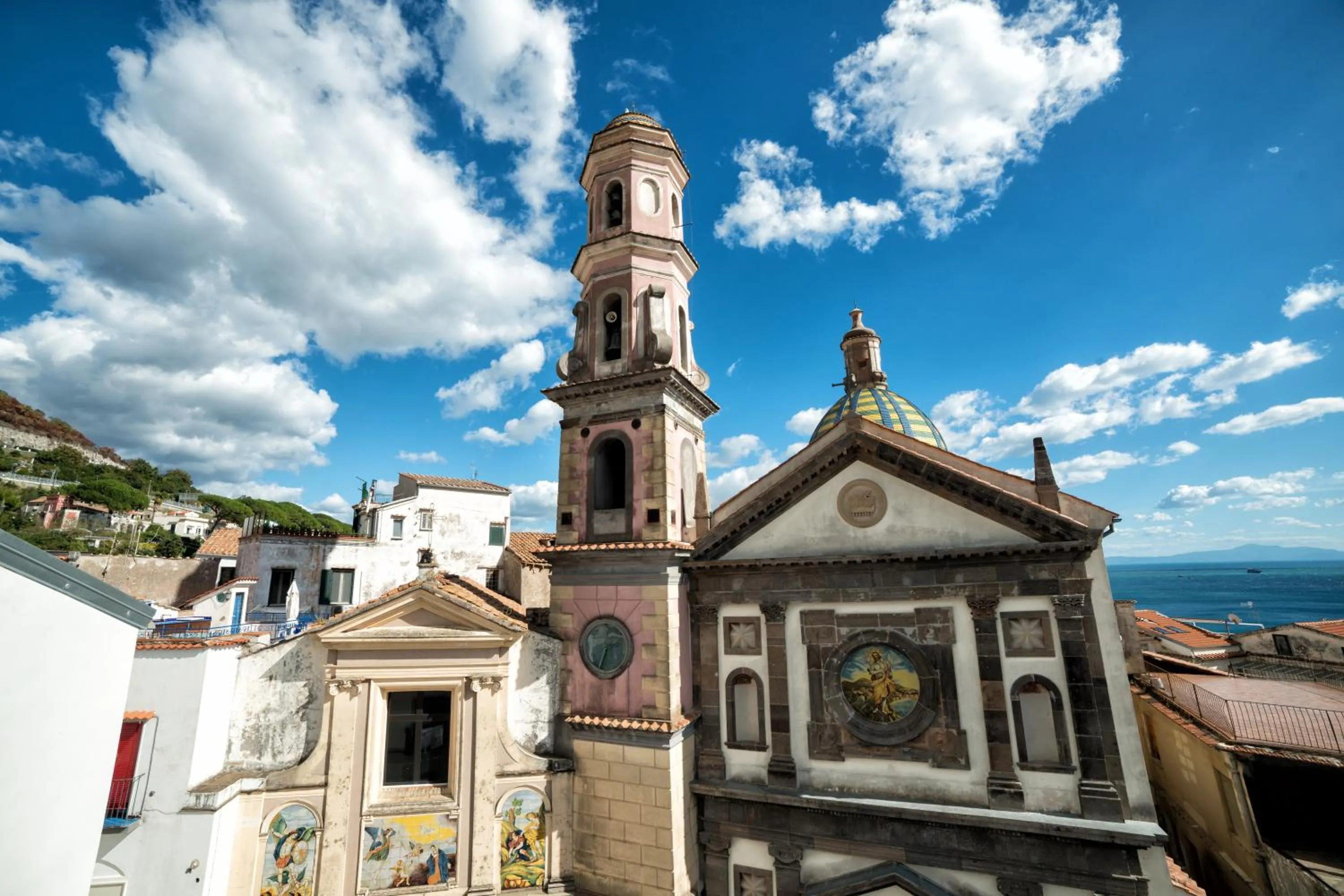 Landmark view in B&B La Chiave