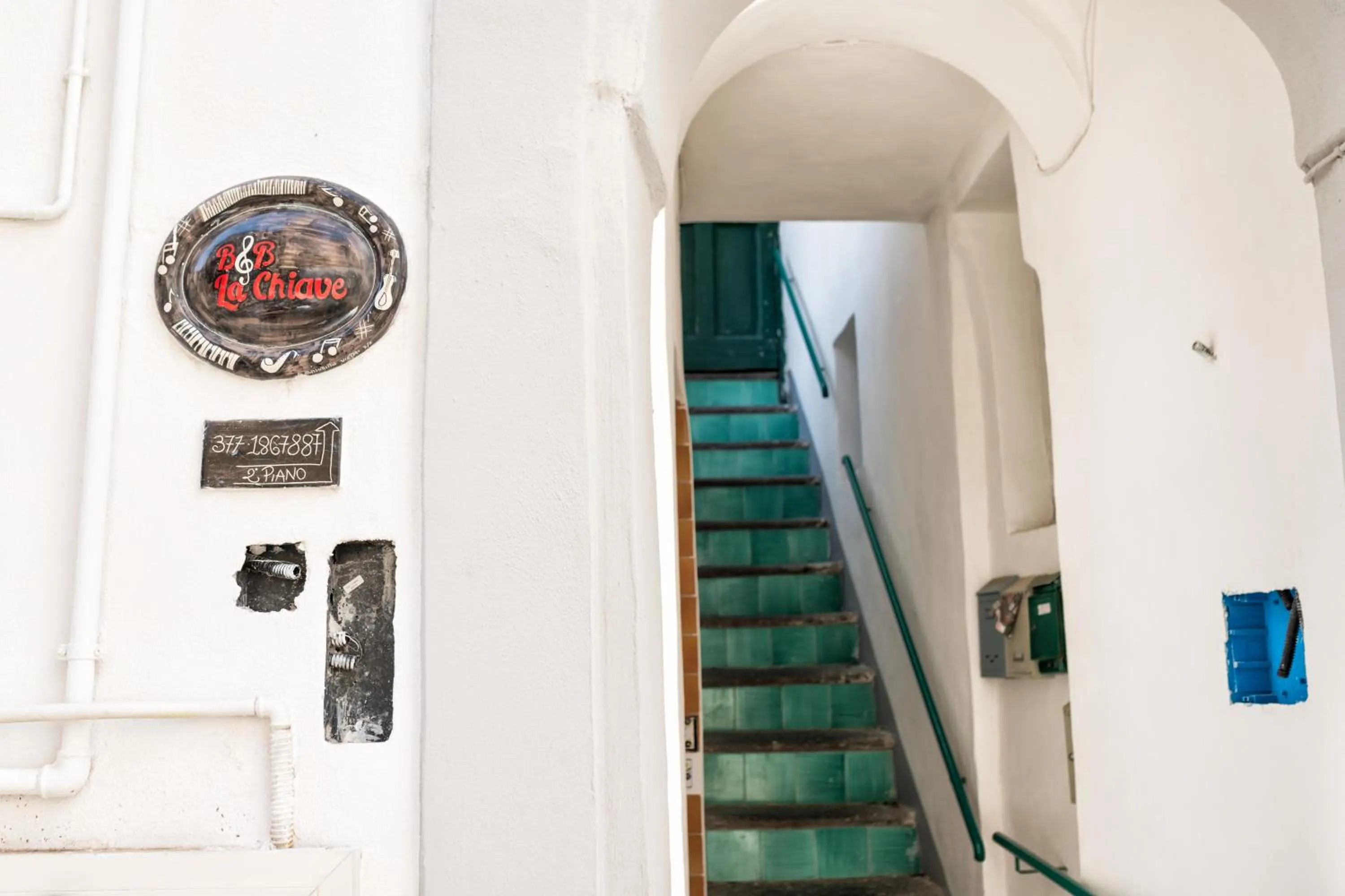 Facade/entrance in B&B La Chiave