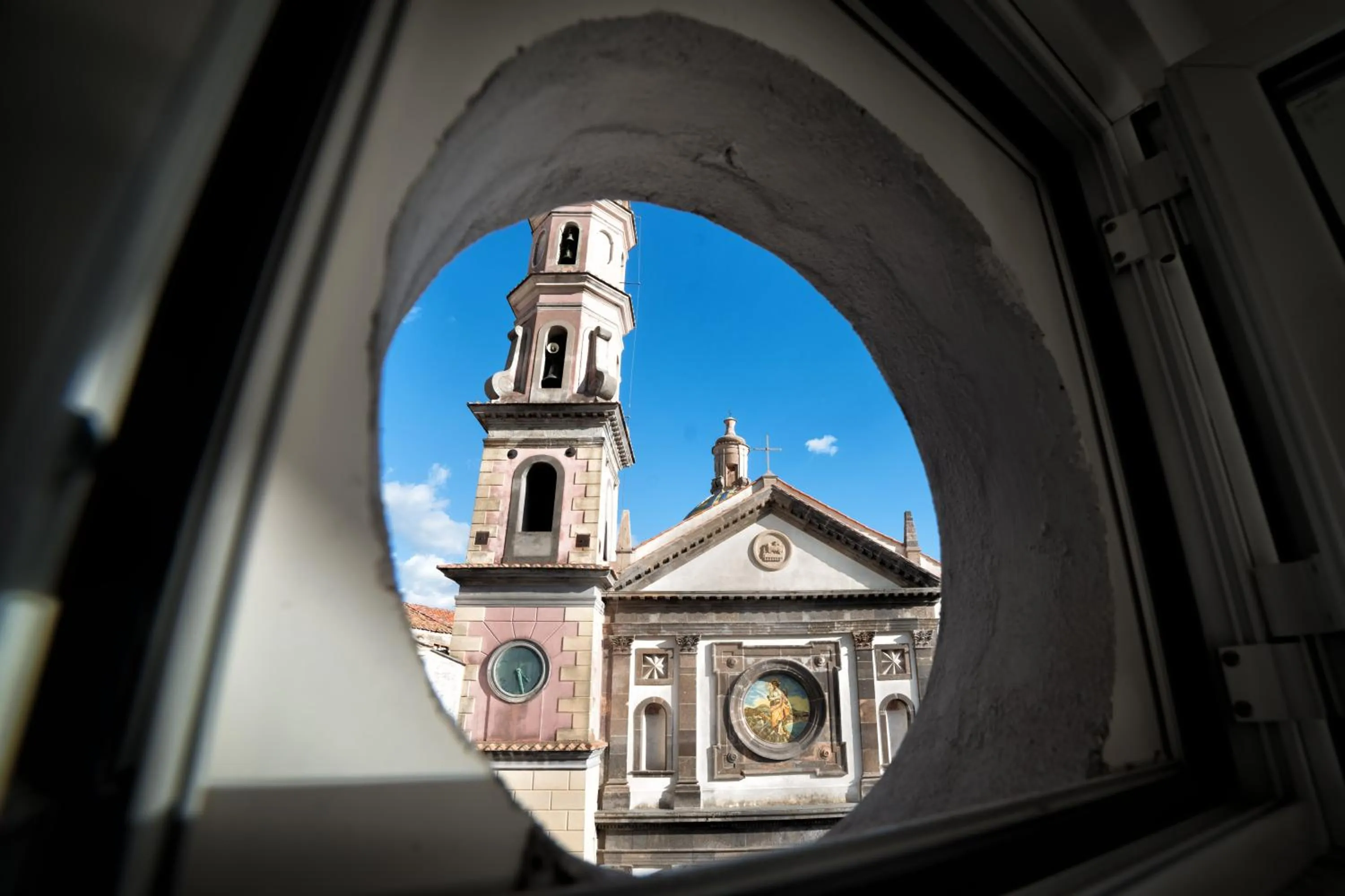 Landmark view in B&B La Chiave