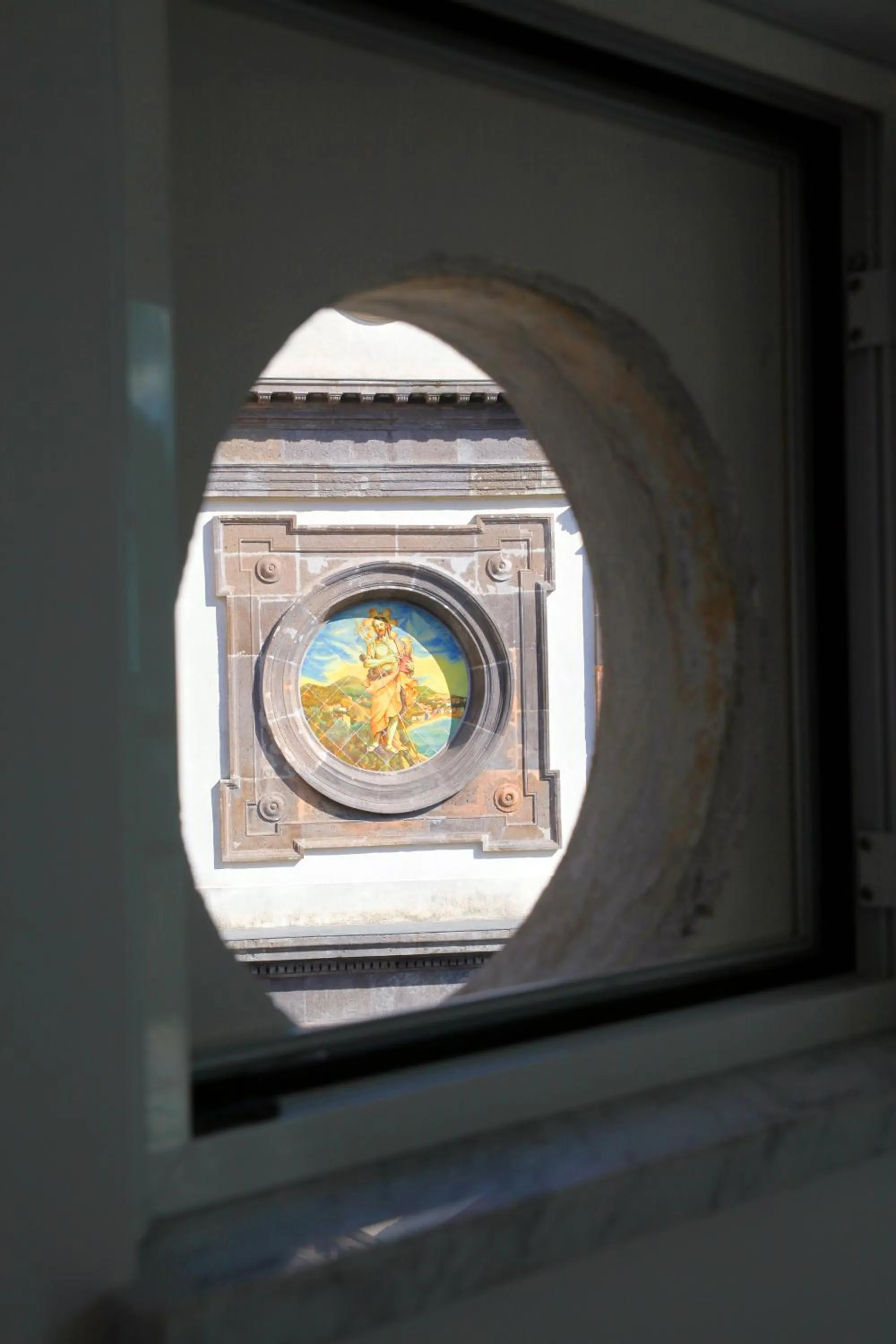 Landmark view in B&B La Chiave