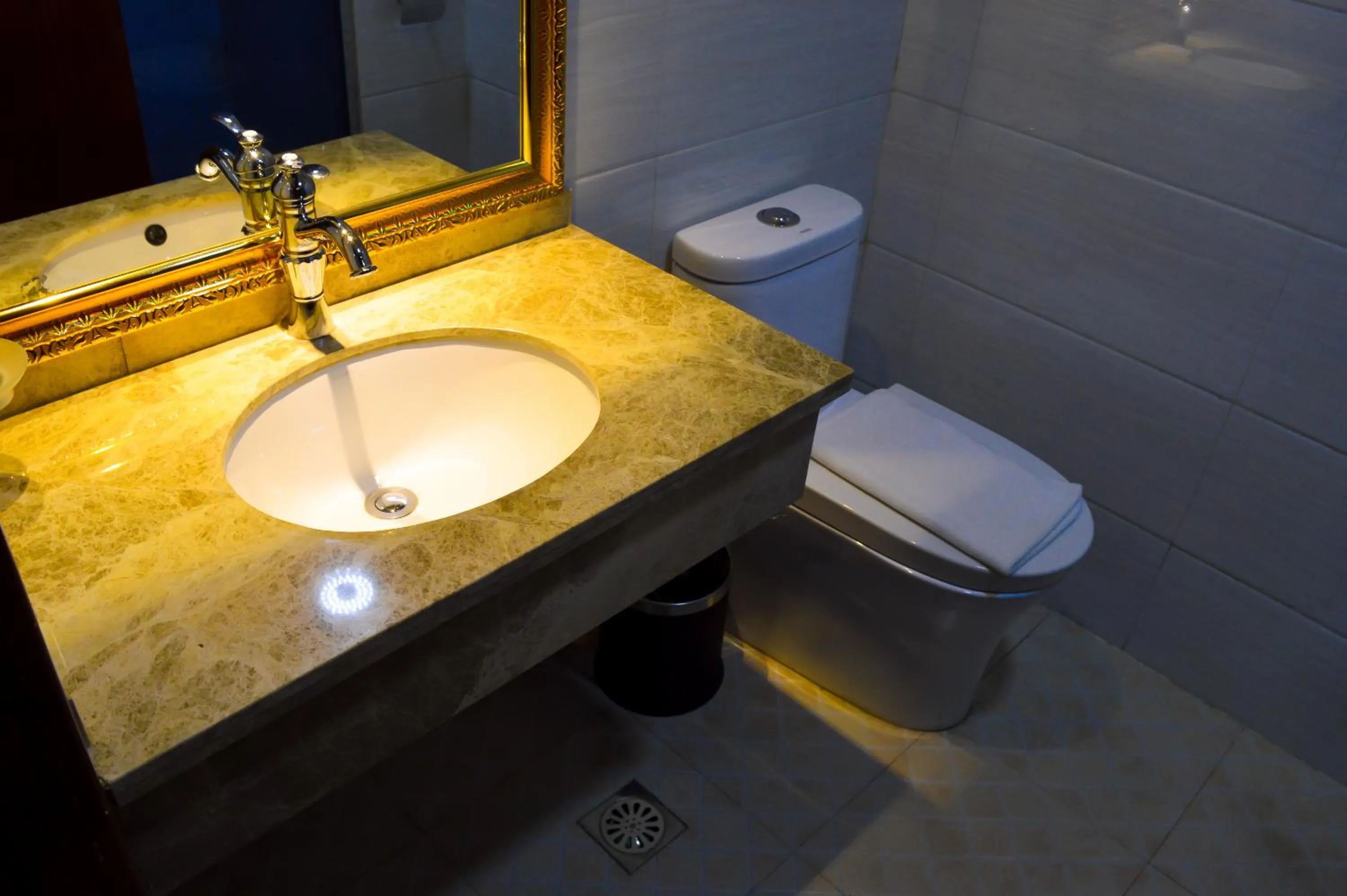 Toilet in Wuduria Hotel