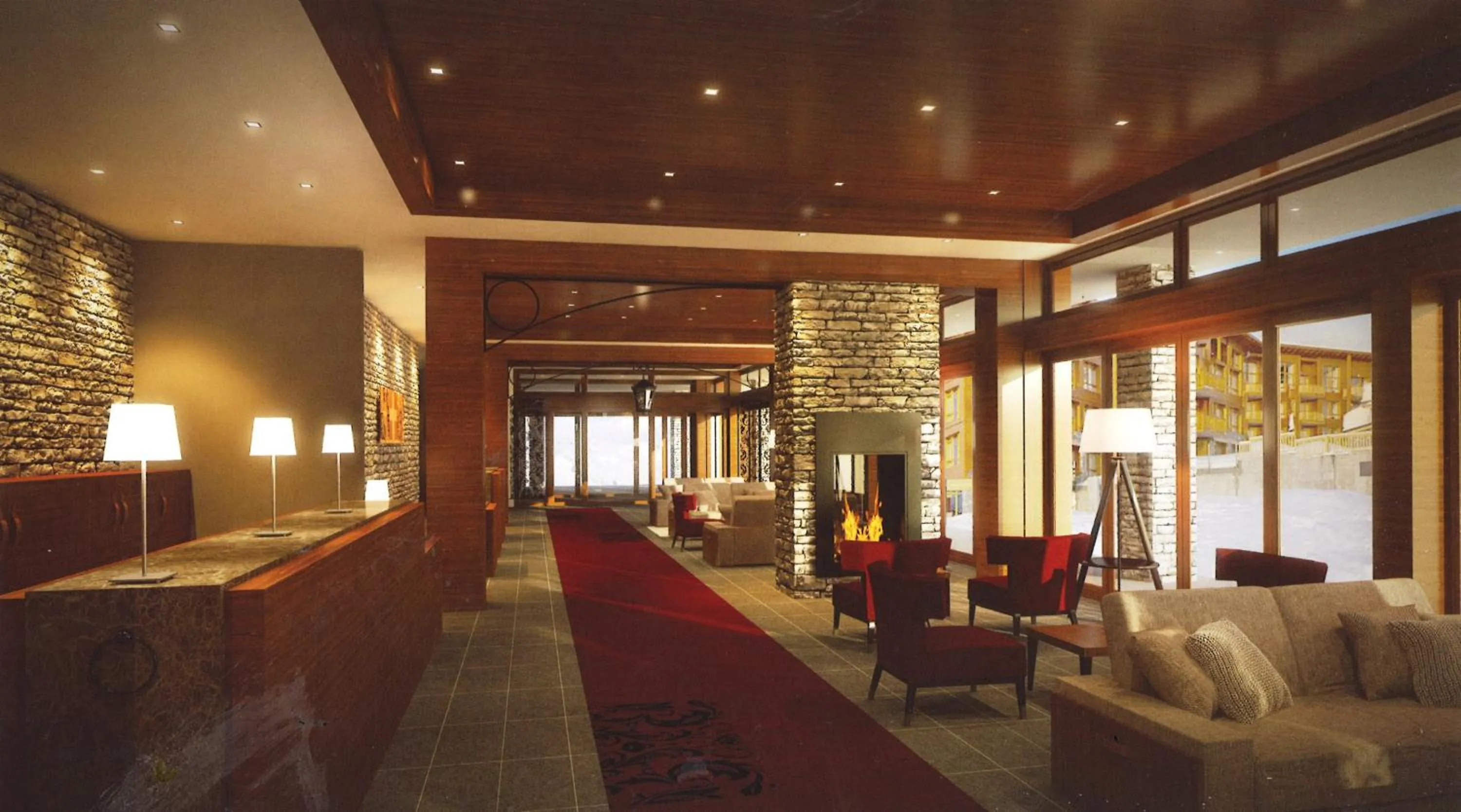 Lobby or reception in Hôtel Eden by Odalys